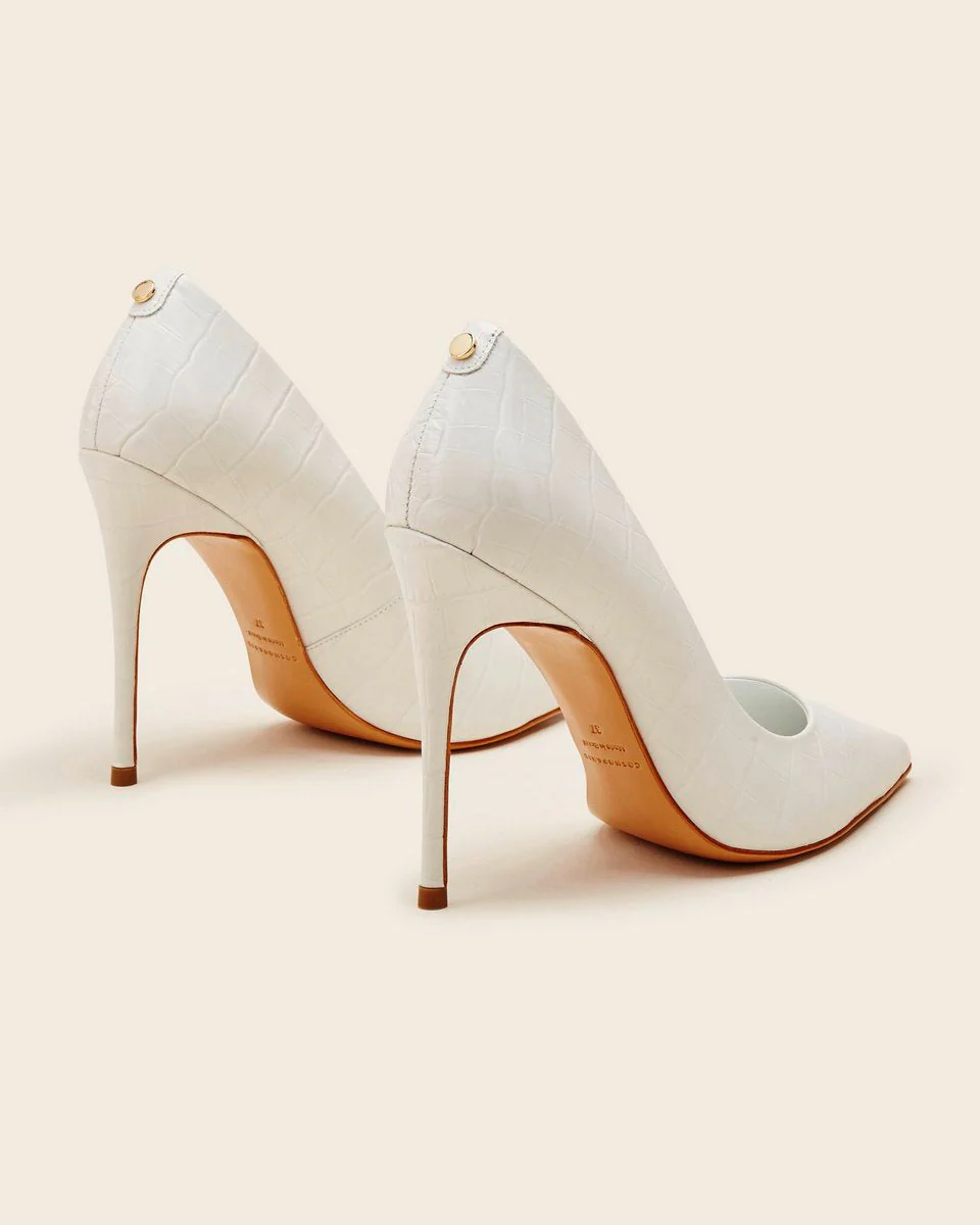Escarpins Aelia2 - Blanc - Image 4