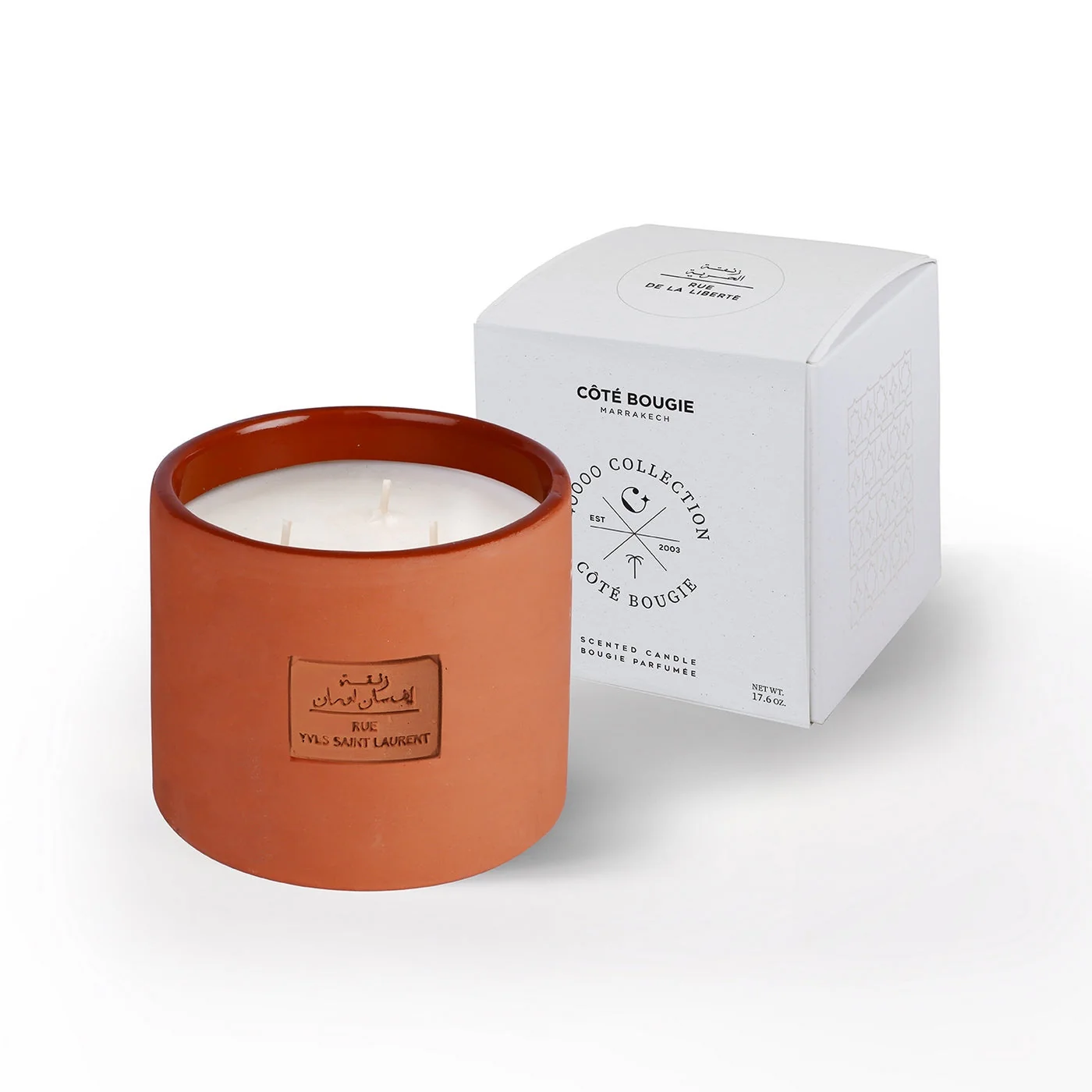 Bougie 40000 - Rue Yves Saint Laurent - Terracotta - Image 4