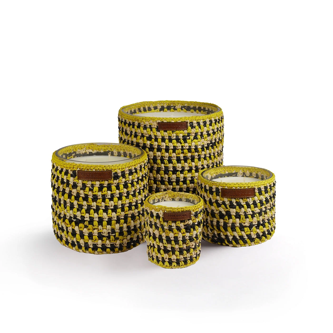 Bougie Raphia Talia - Jasmin De Nuit - Jaune - Image 14