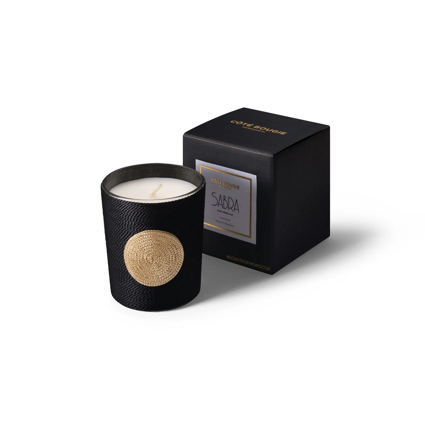 Bougie Sabra - Dana Oud - Noir Et Dorée - Image 6