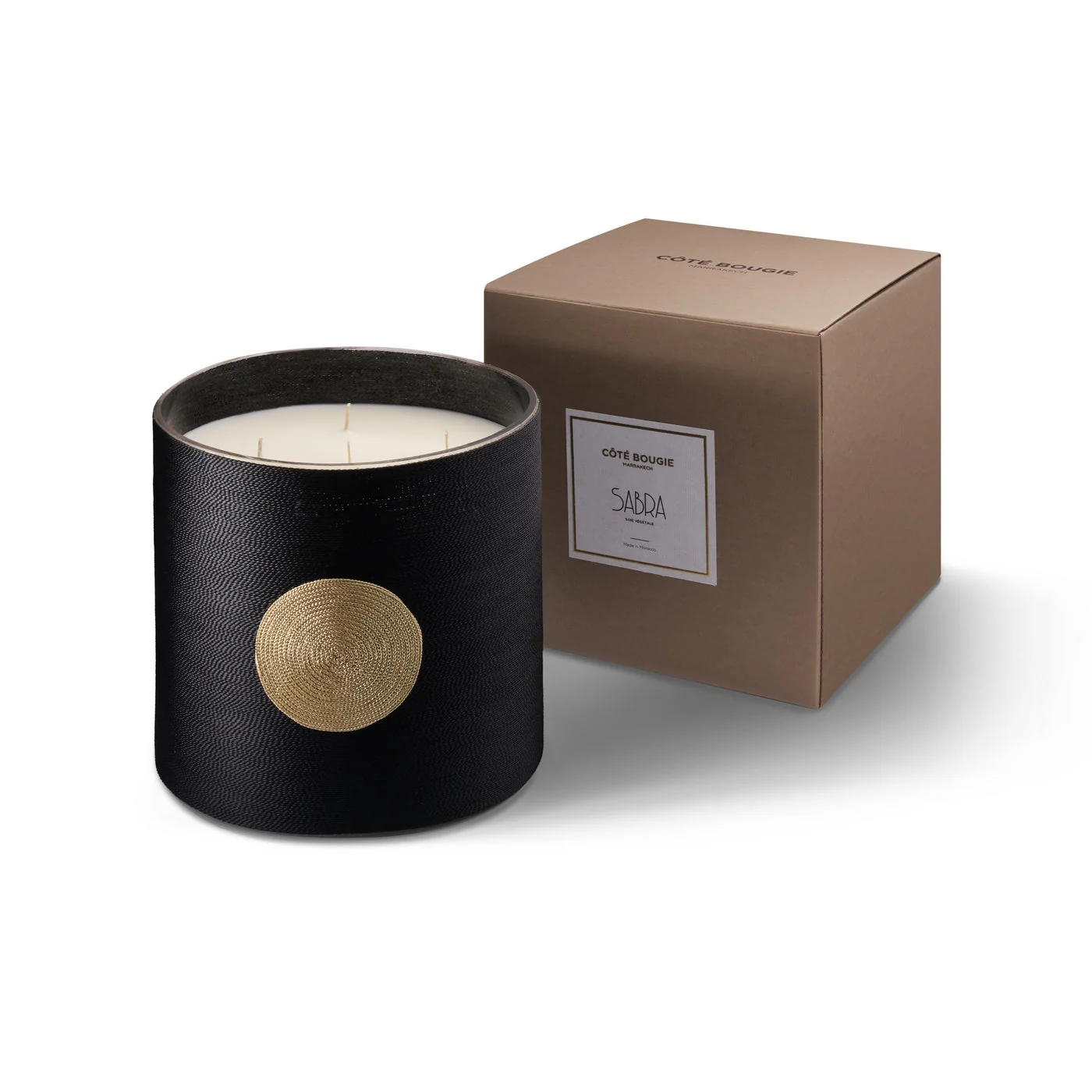 Bougie Sabra - Dana Oud - Noir Et Dorée - Image 7