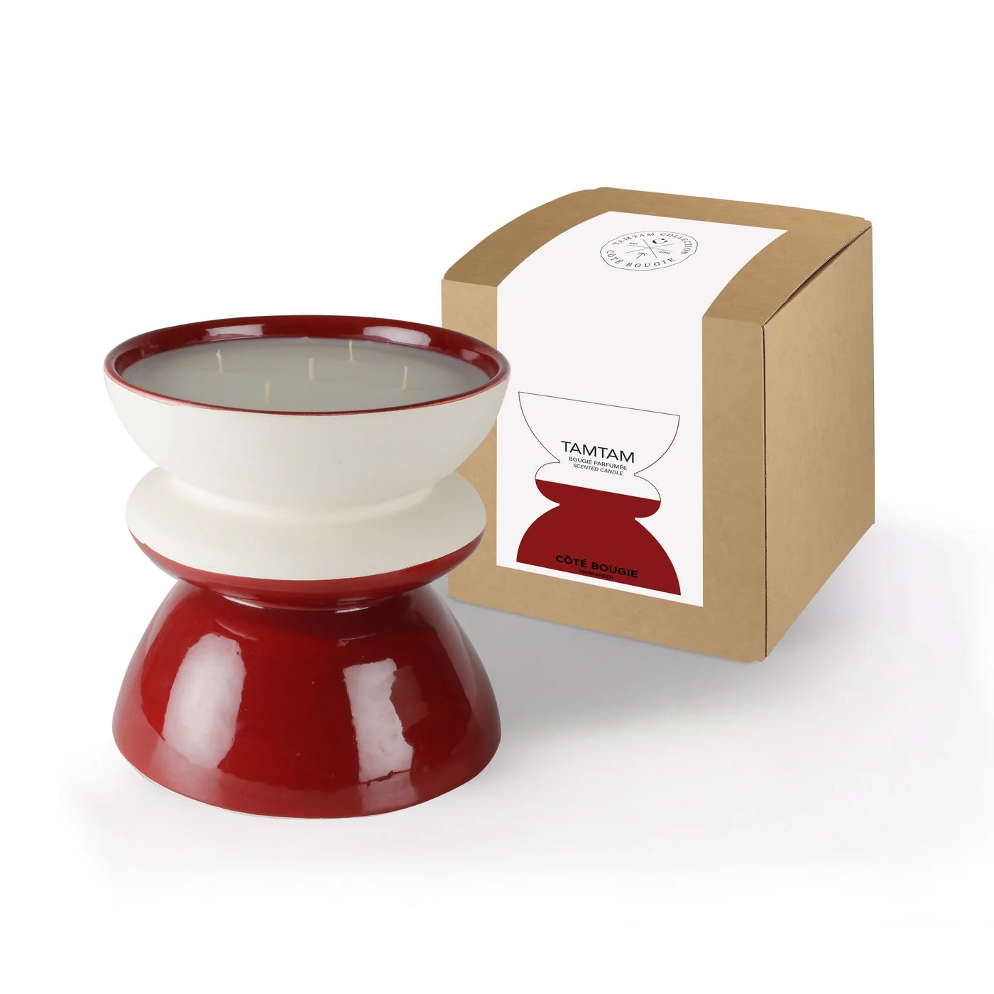 Bougie Tamtam - Ambre - Bordeaux - Image 6