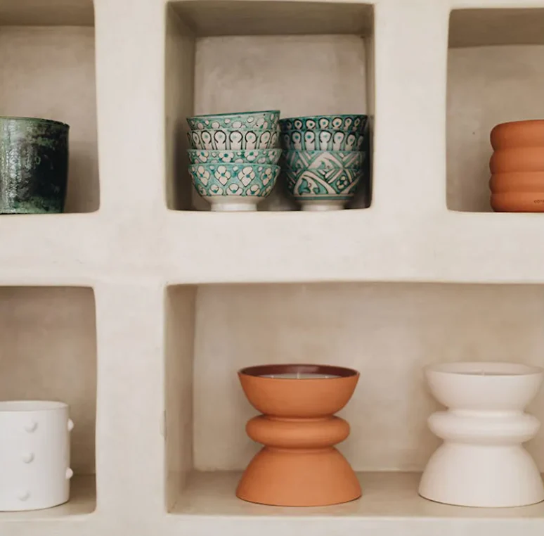 Bougie Tamtam Brut - Fleur Oranger - Terracotta - Image 2