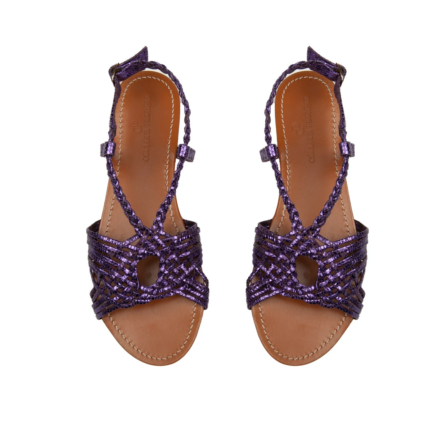 Sandales Cheema - Violet - Image 3