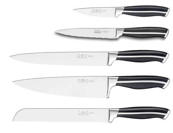 Bloc De Couteaux Glasgow En Inox Avec 5 Couteaux Jupiter - Image 2
