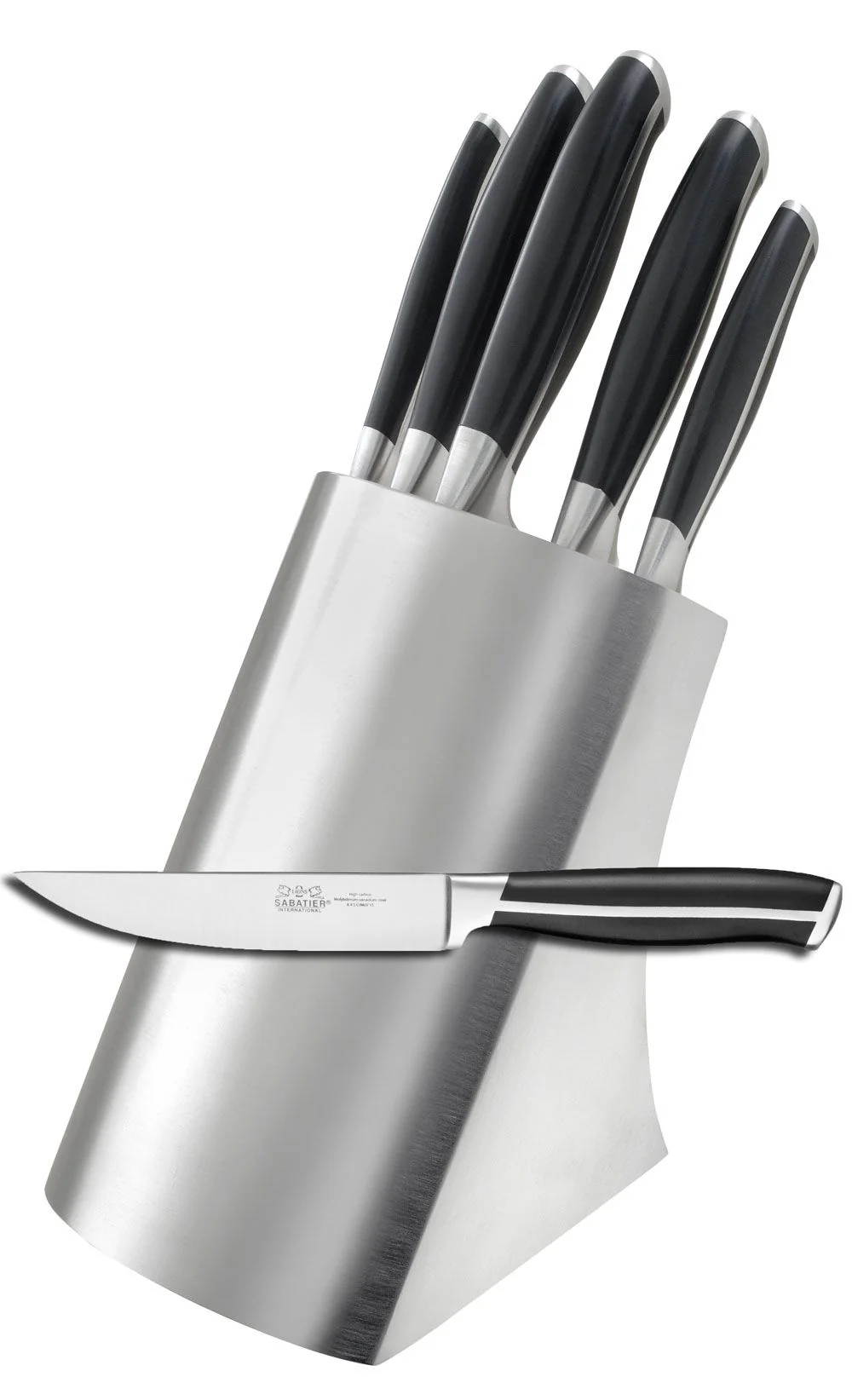 Bloc De Couteaux Glasgow En Inox Avec 5 Couteaux Jupiter - Image 5