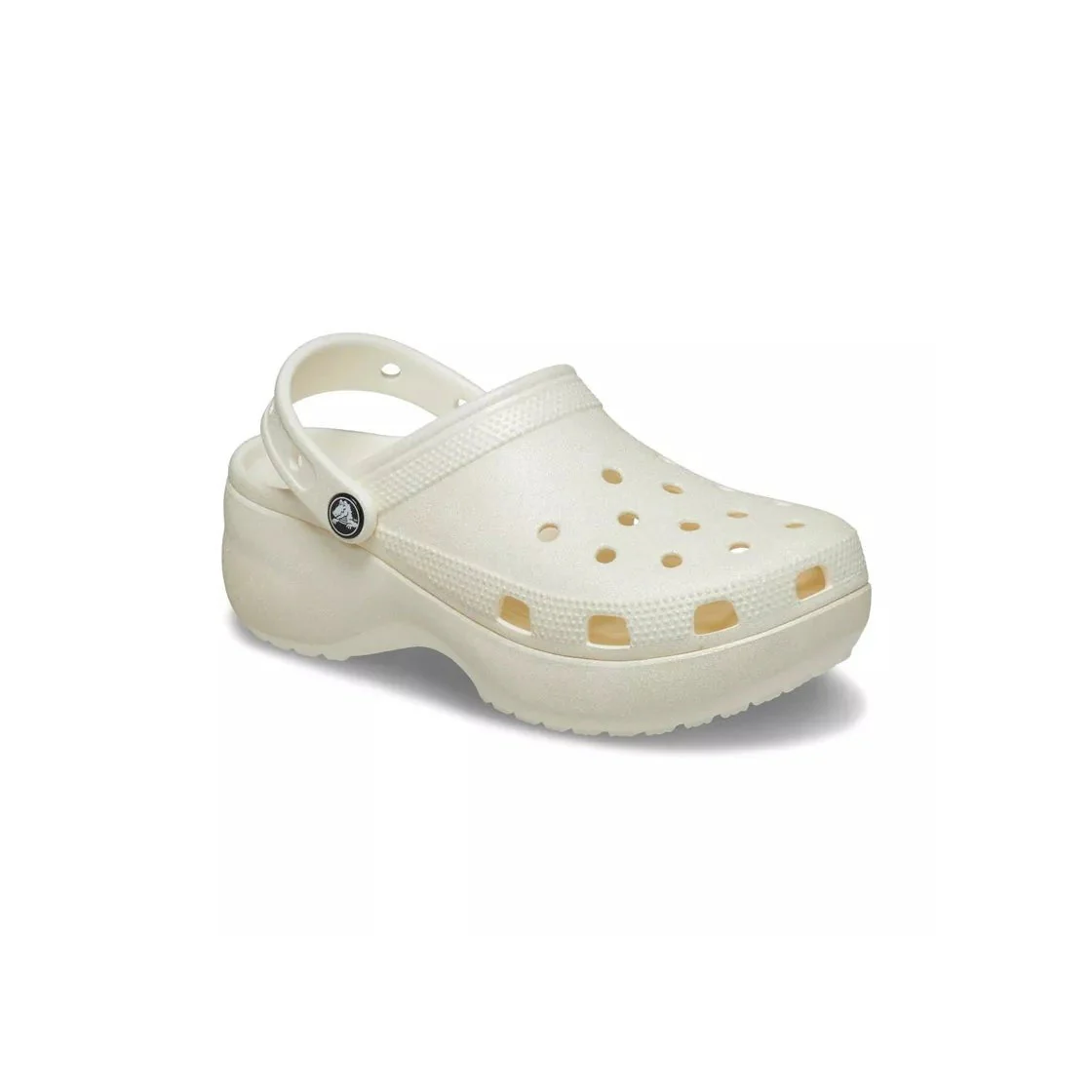 Sandales Crocs Classic Plateform Glitter - Blanc - Image 2