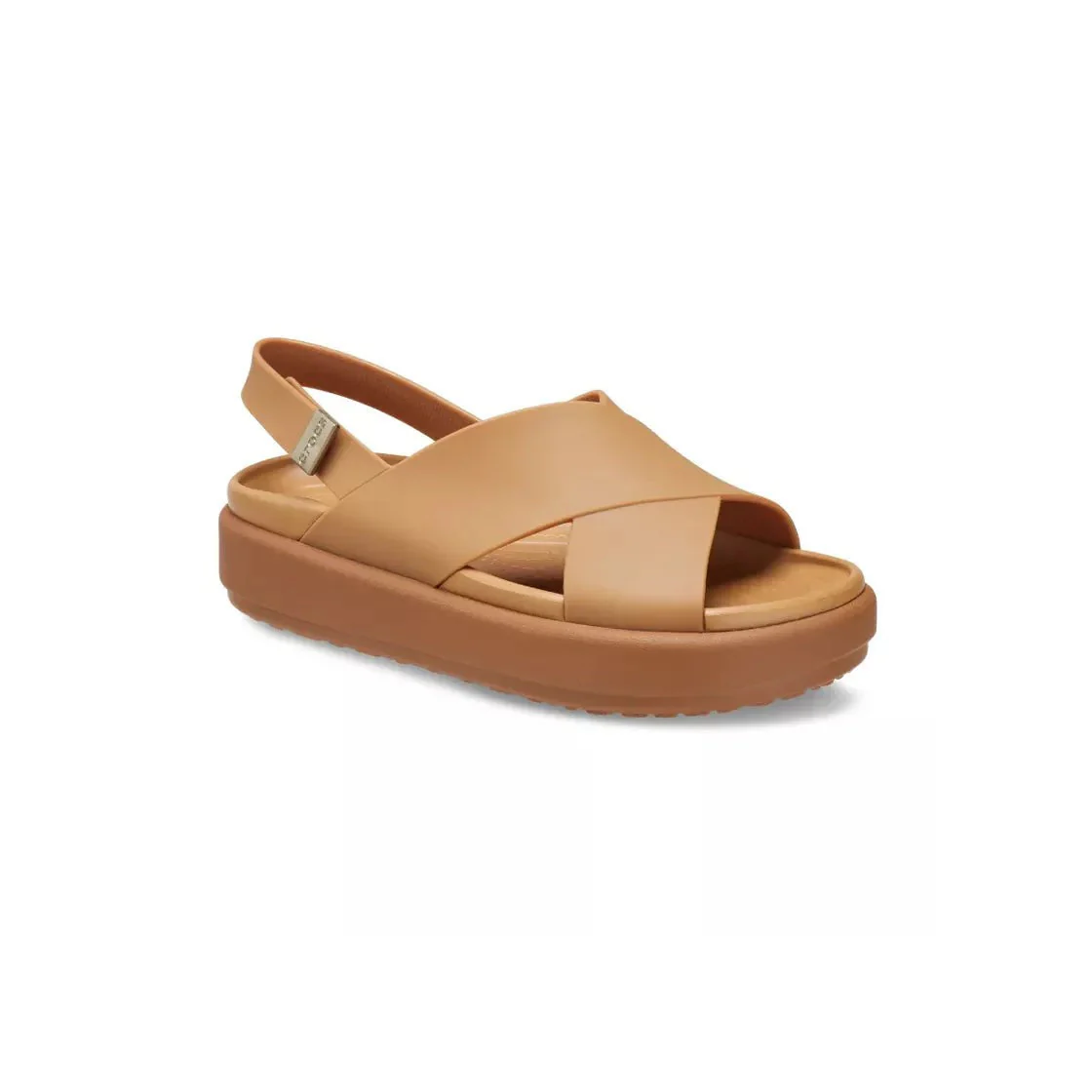 Sandales Crocs Brooklyn Luxe Cross Strap - Marron - Image 2