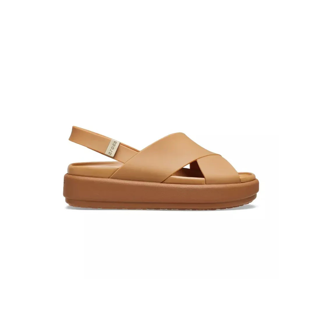 Sandales Crocs Brooklyn Luxe Cross Strap - Marron - Image 3