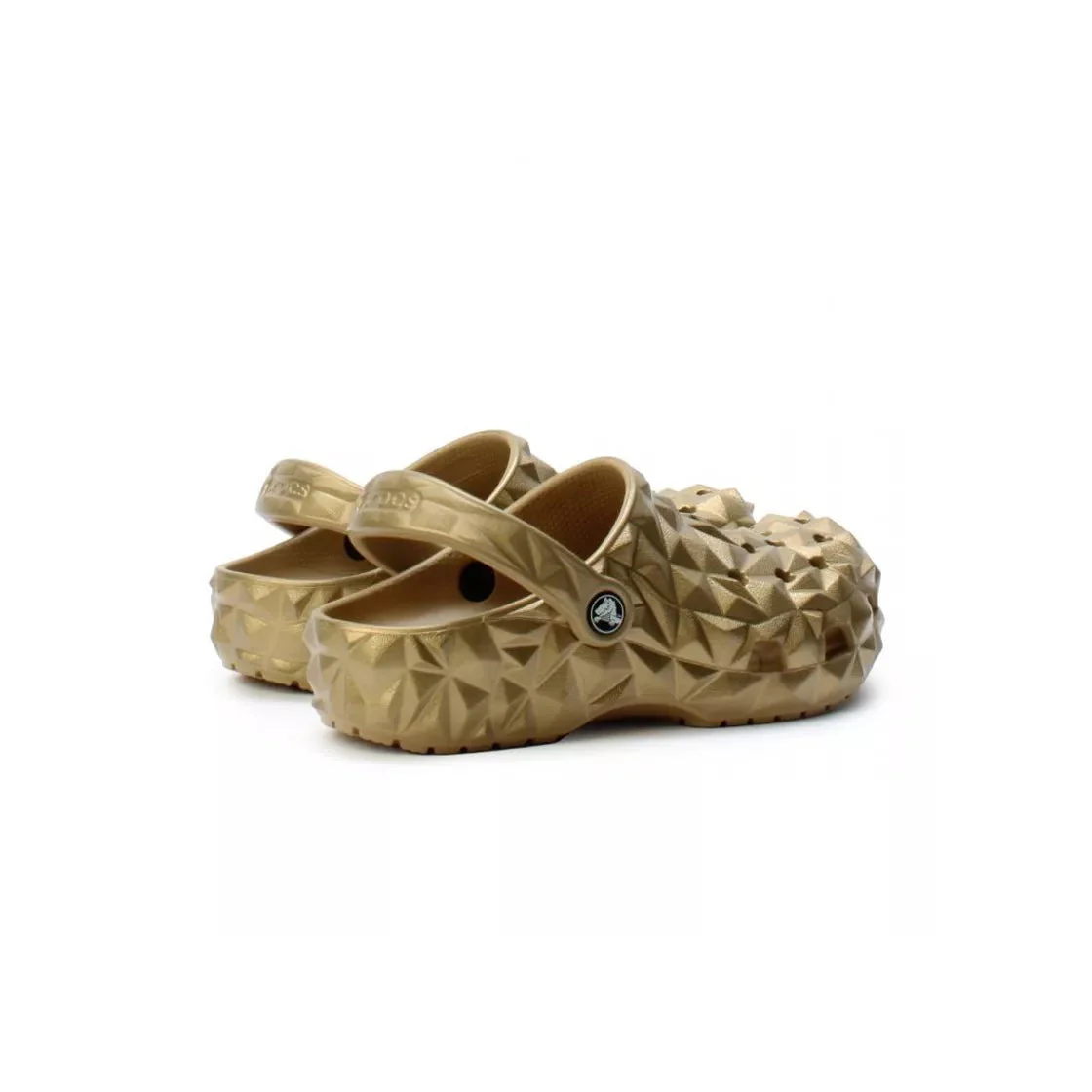 Sandales Crocs Classic Metallic Geometric - Or - Image 4