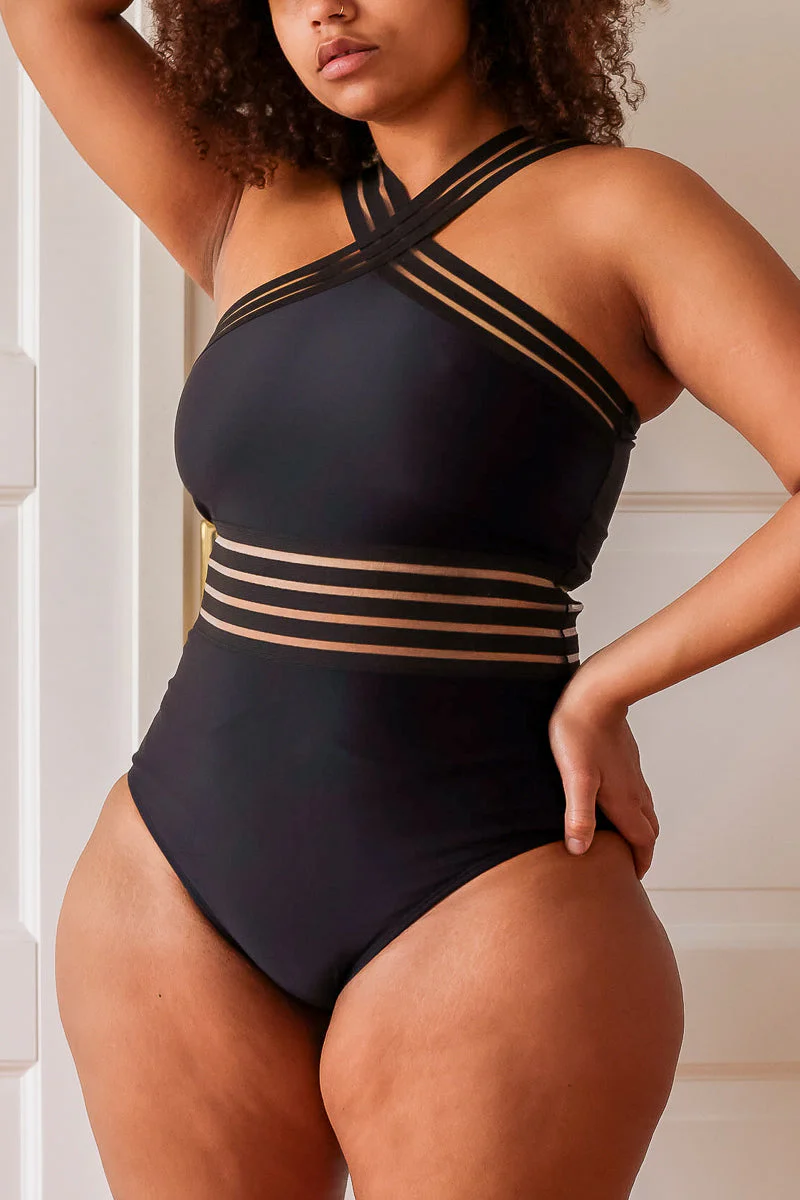 Maillot De Bain Une Pièce - Noir - Image 23