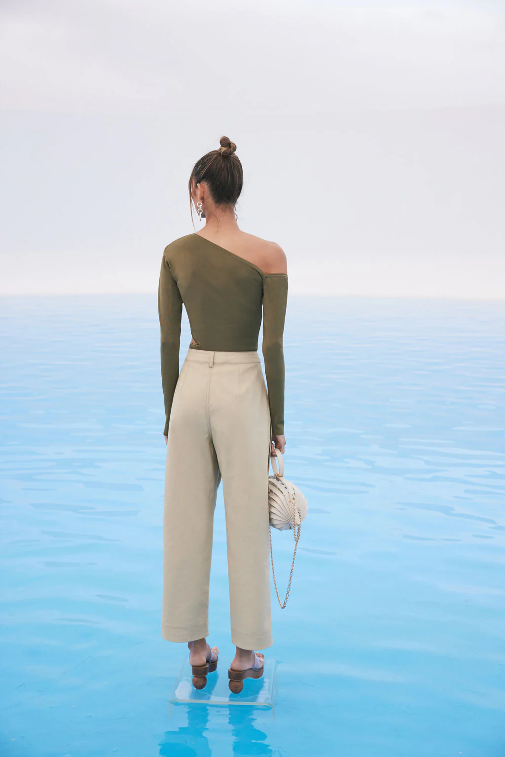 Haut En Tricot Teri - Olive - Image 3