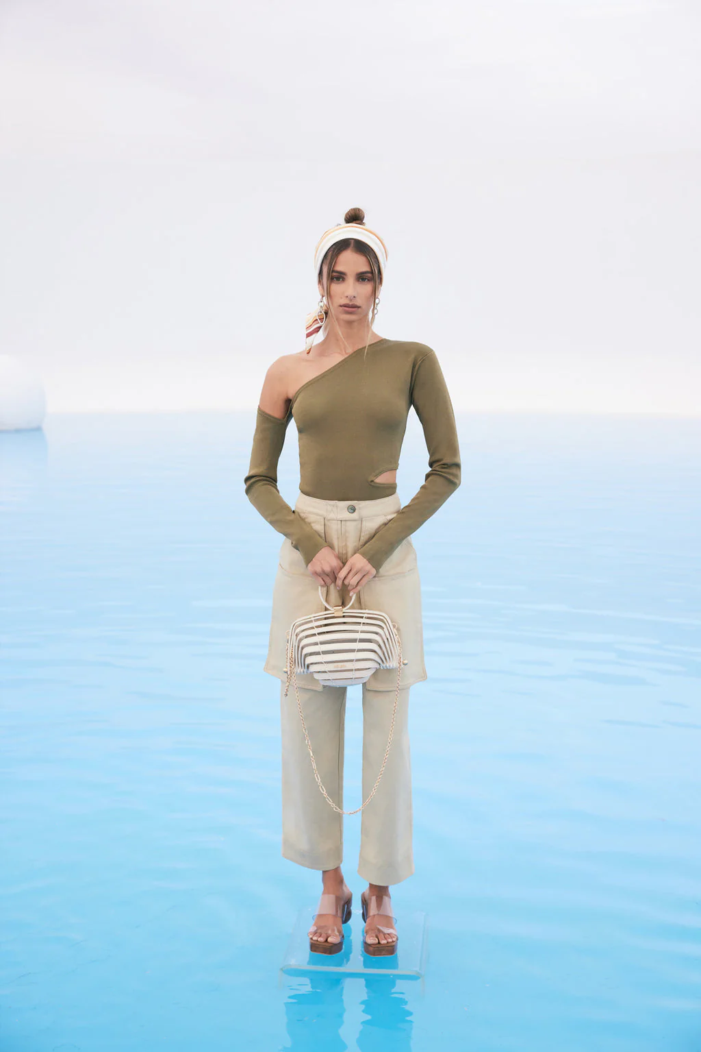Haut En Tricot Teri - Olive - Image 5