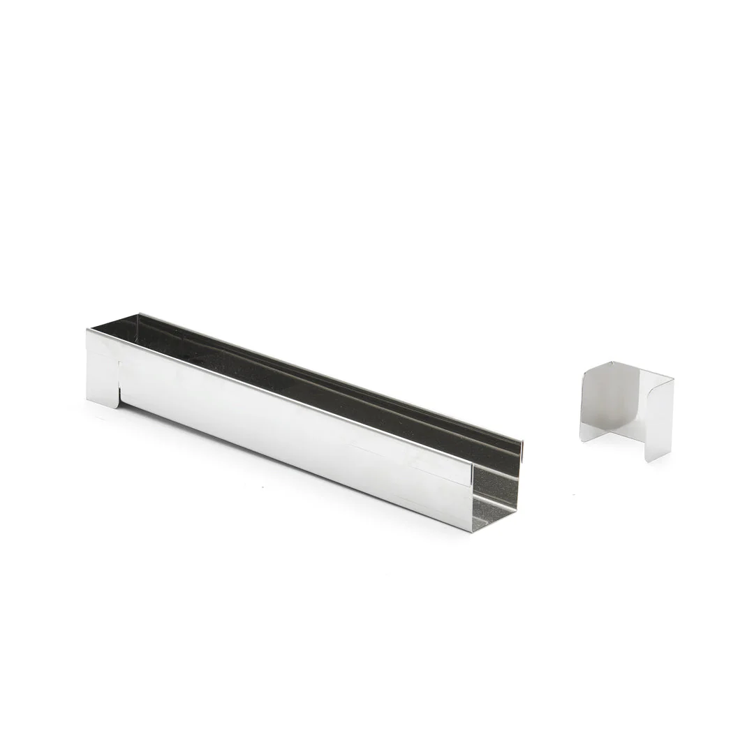 Gouttiere Carree Fine Demont.Inox - 30X4Cm - Image 2
