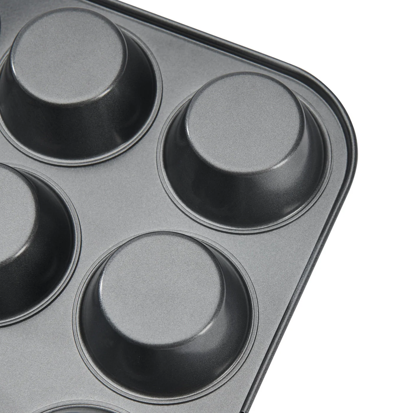 Moule 12 Muffins Anti Adhésif - Gris - Image 5