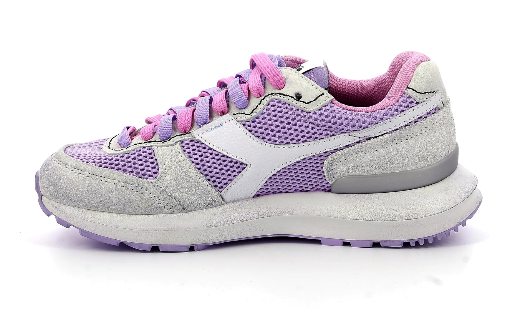 Sneakers Bas - Kamaro 42 Pigsk - White/Cyclamen/Violet - Image 4
