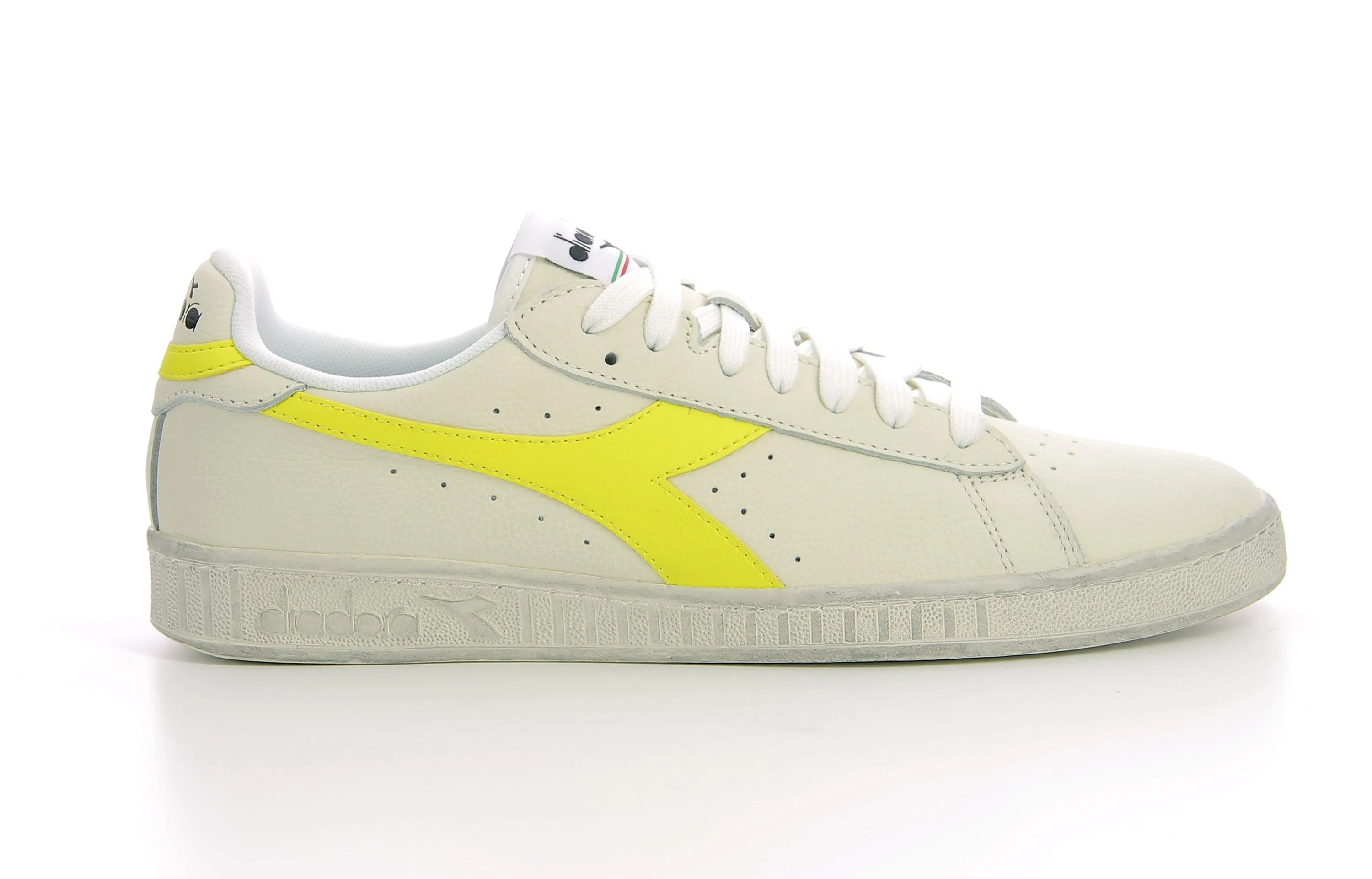 Sneakers Bas - Game L Fluo Wax - White/Lemon Yellow Fluo - Image 2