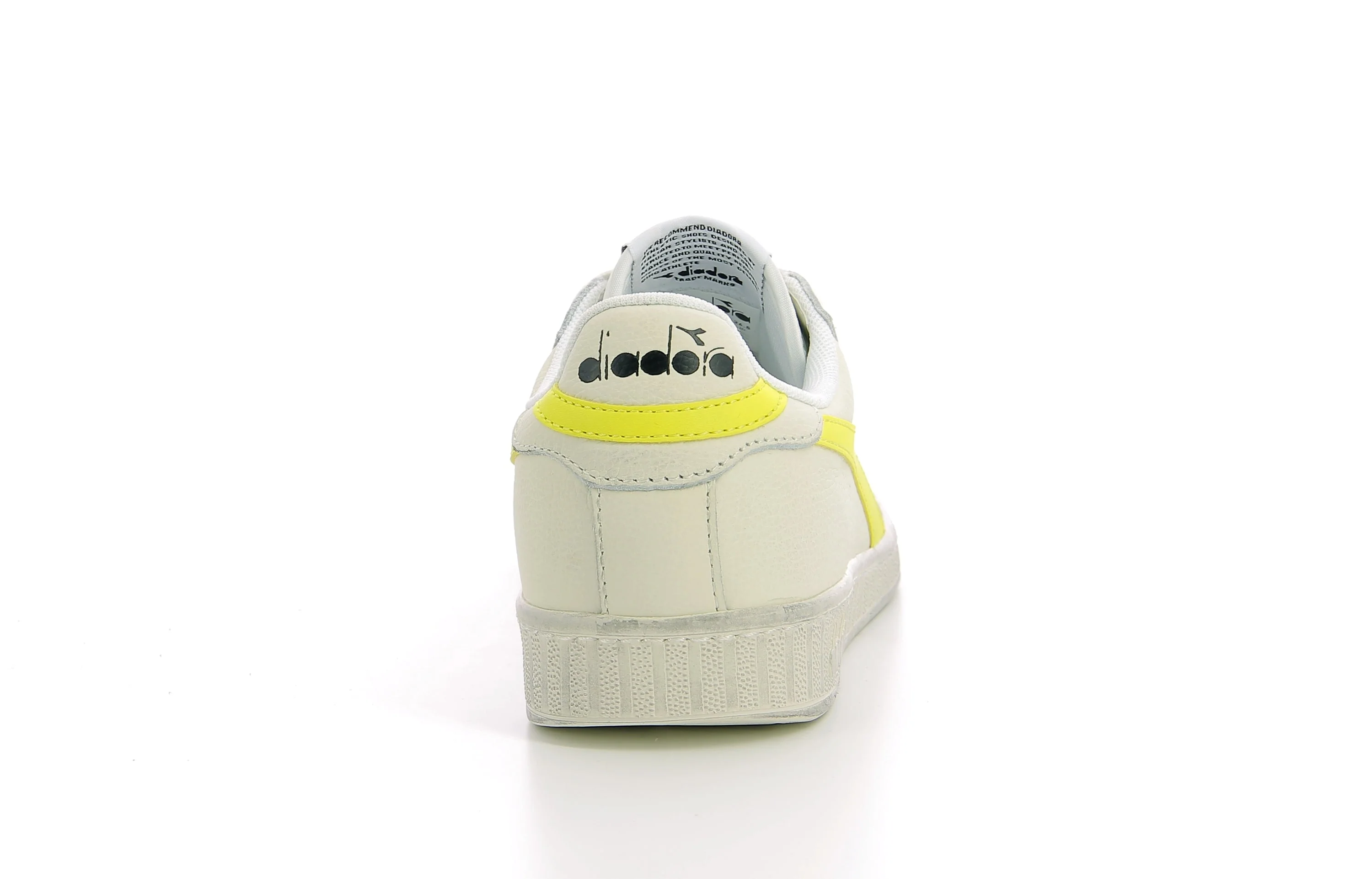 Sneakers Bas - Game L Fluo Wax - White/Lemon Yellow Fluo - Image 3