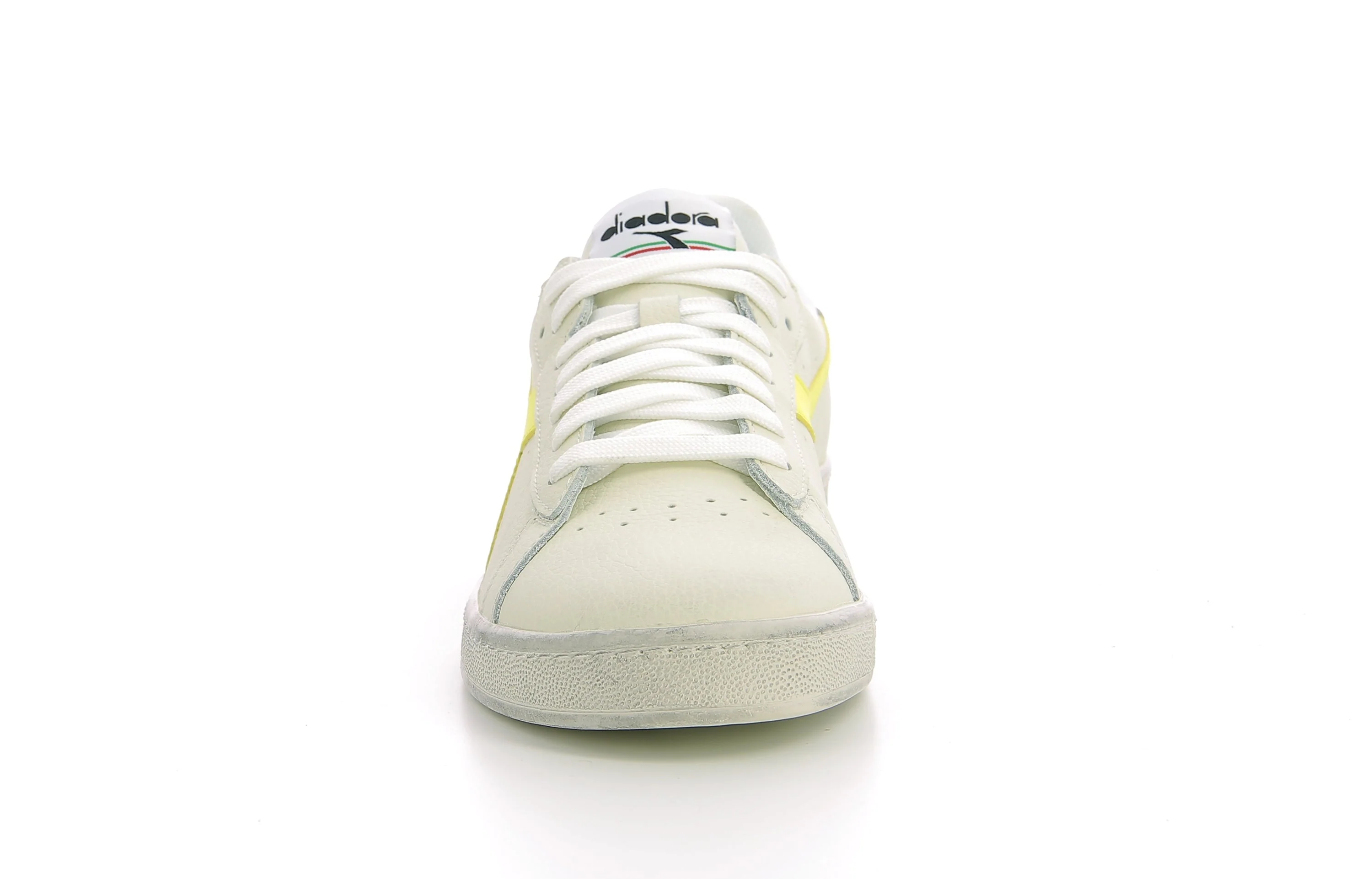 Sneakers Bas - Game L Fluo Wax - White/Lemon Yellow Fluo - Image 5