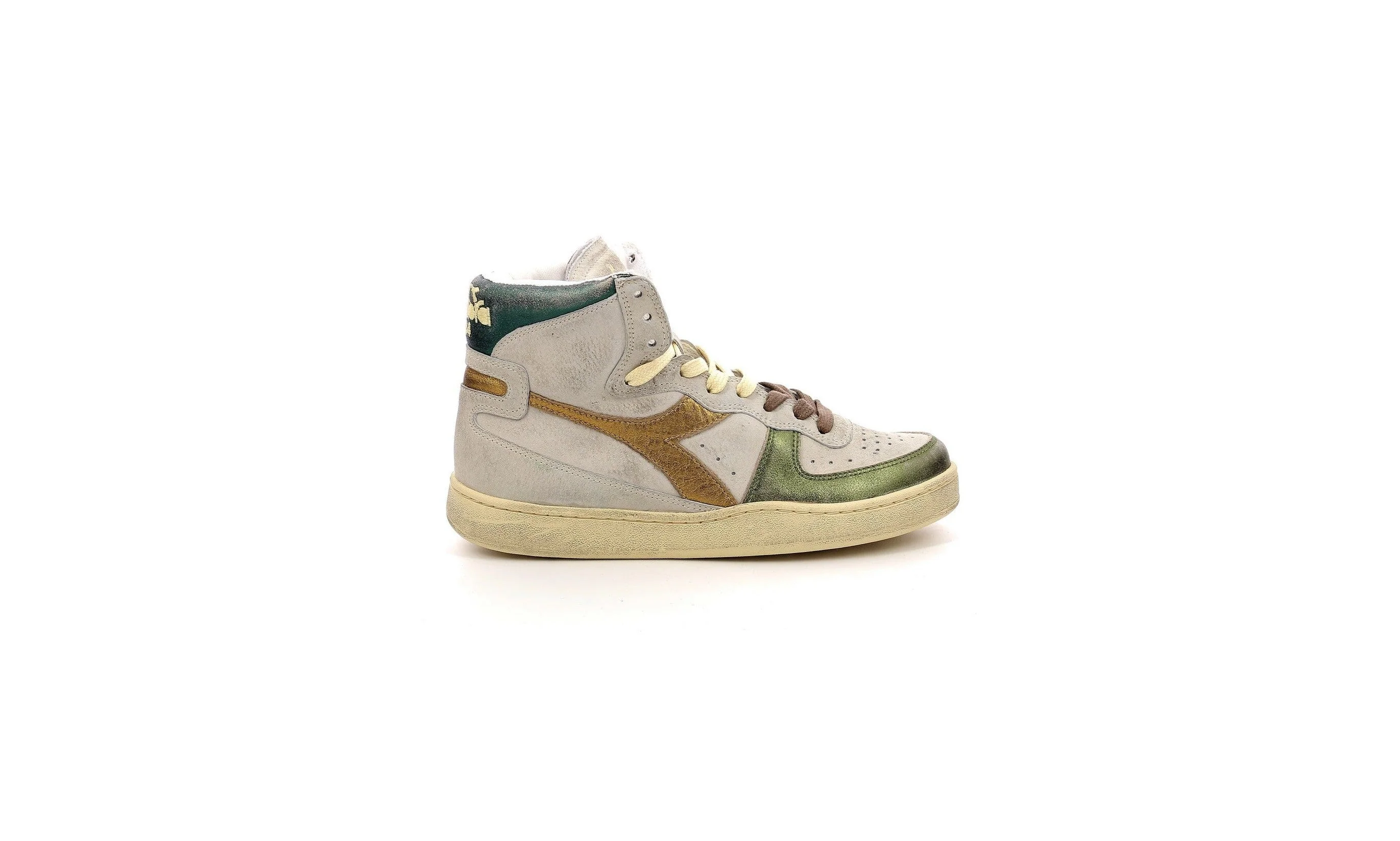 Sneakers Haut Mi Basket Metal - Oyster White/ D Oe - Femme - Image 2