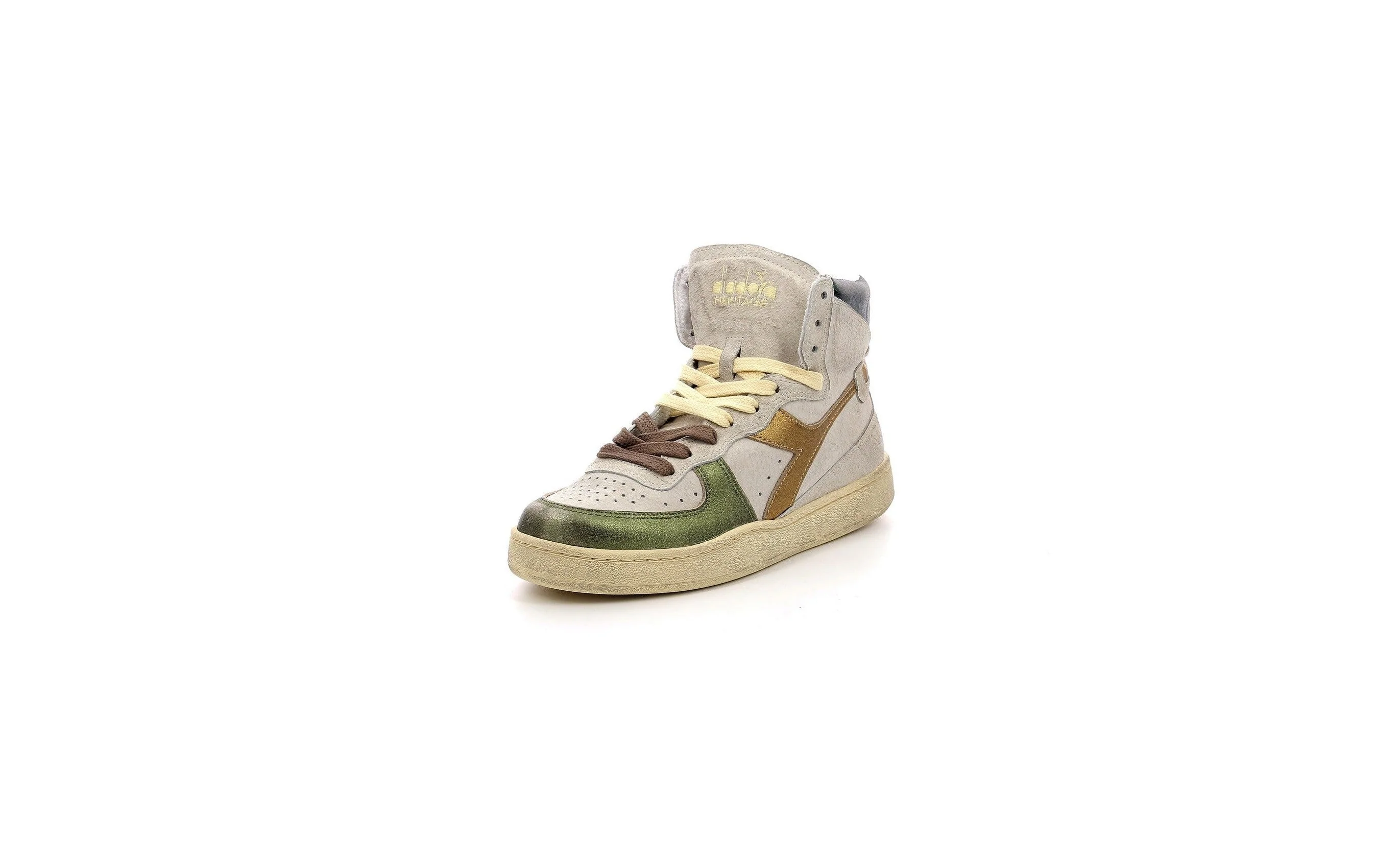 Sneakers Haut Mi Basket Metal - Oyster White/ D Oe - Femme - Image 6