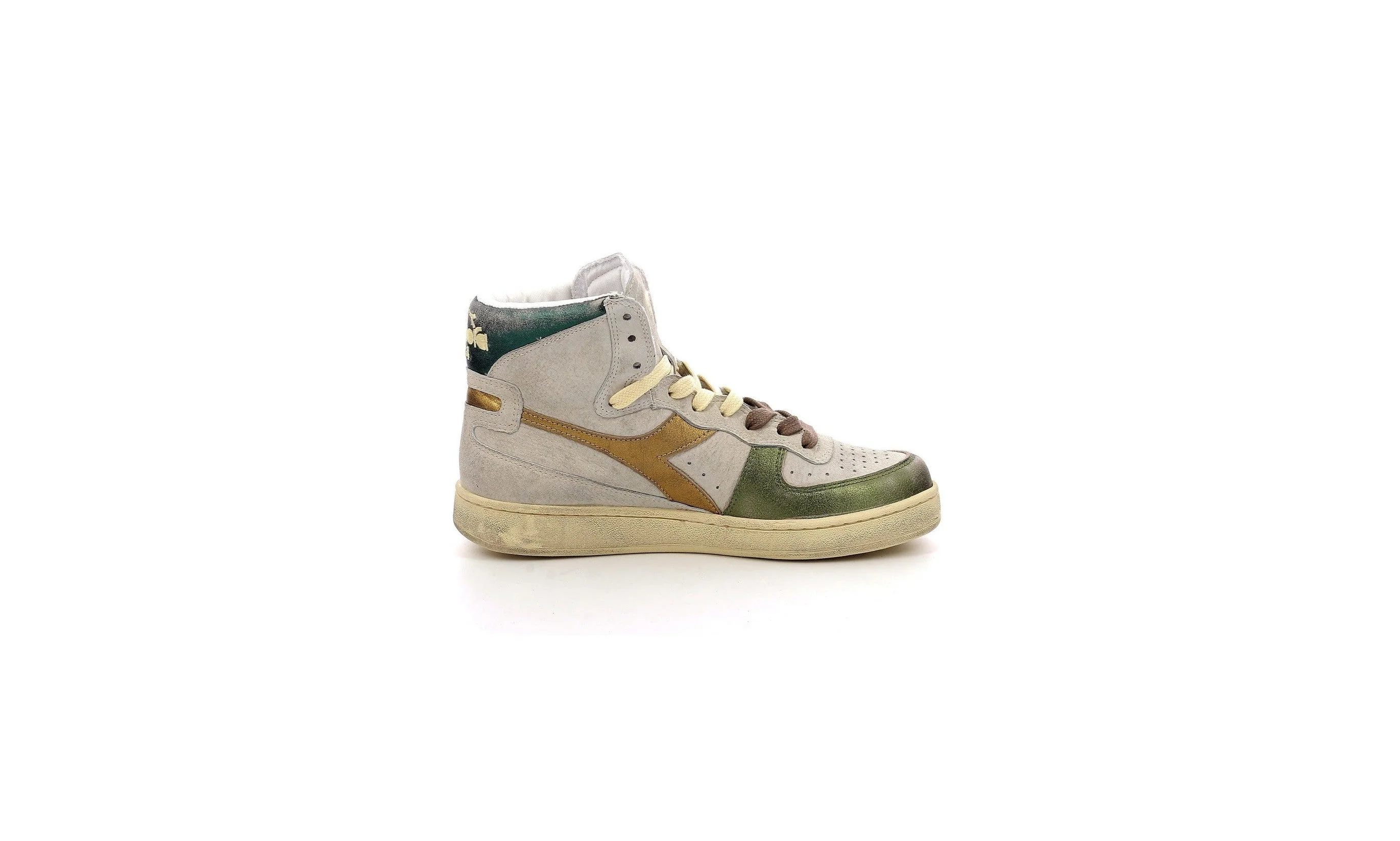 Sneakers Haut Mi Basket Metal - Oyster White/ D Oe - Femme - Image 9