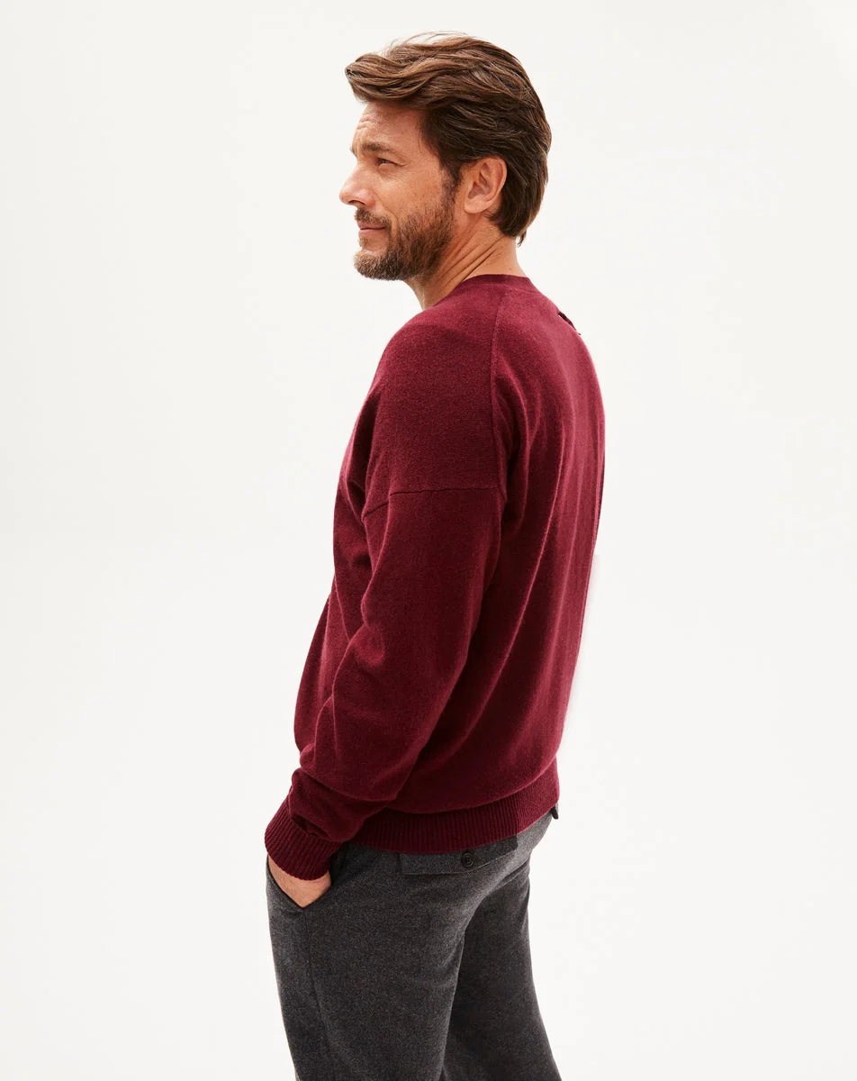 Gilet Cachemire Laine - Dahlia - Homme - Image 3