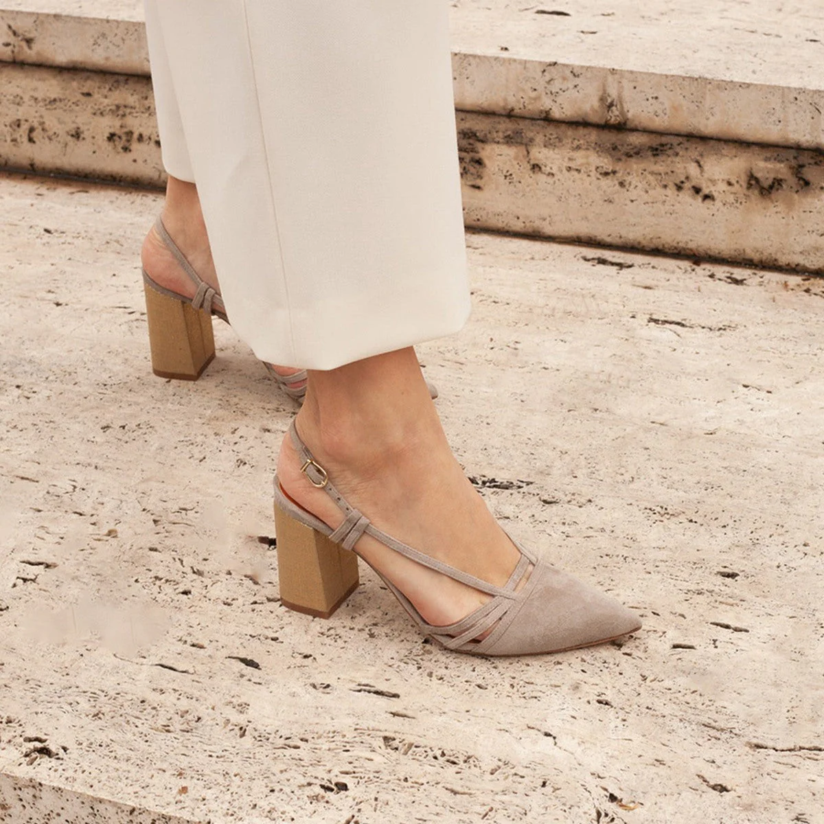 Flordeasoka - Chaussures À Talons Dahl 8 Brume - Gris - Image 4