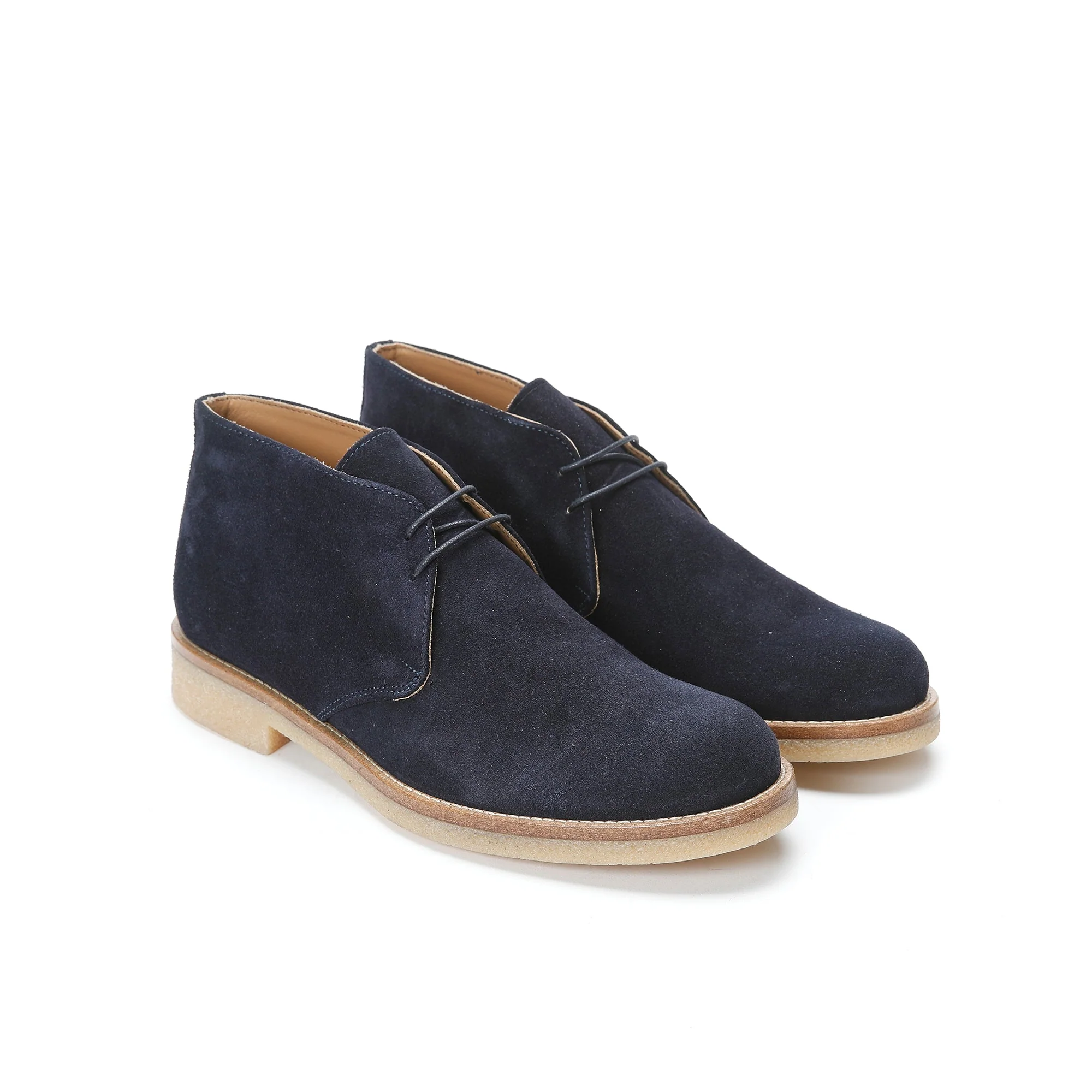 Frank Daniel - Bottines Chukka - Bleu - Homme - Image 5