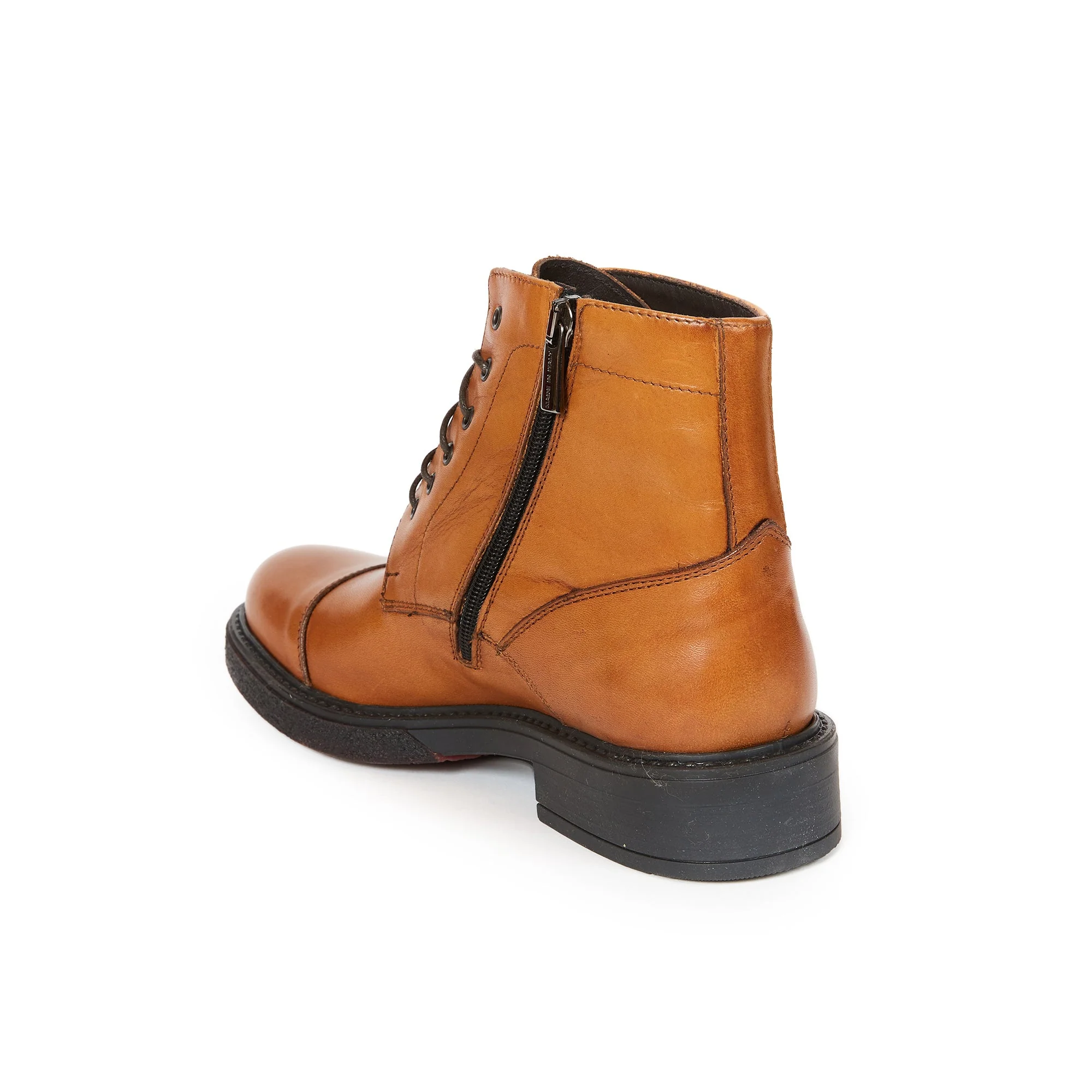 Frank Daniel - Botte À Lacets Et Bout Renforcé - Marron - Femme - Image 3
