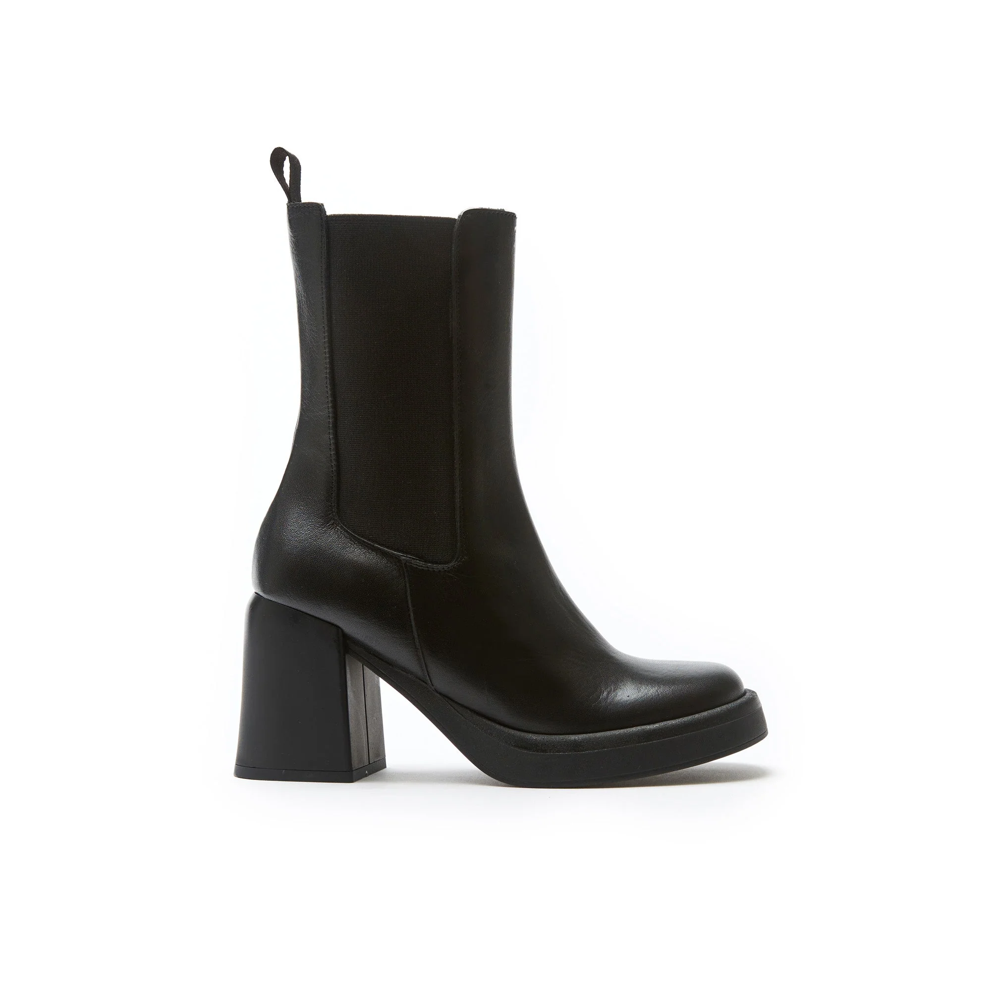Frank Daniel - Bottes Chelsea À Talons - Noir - Femme - Image 2