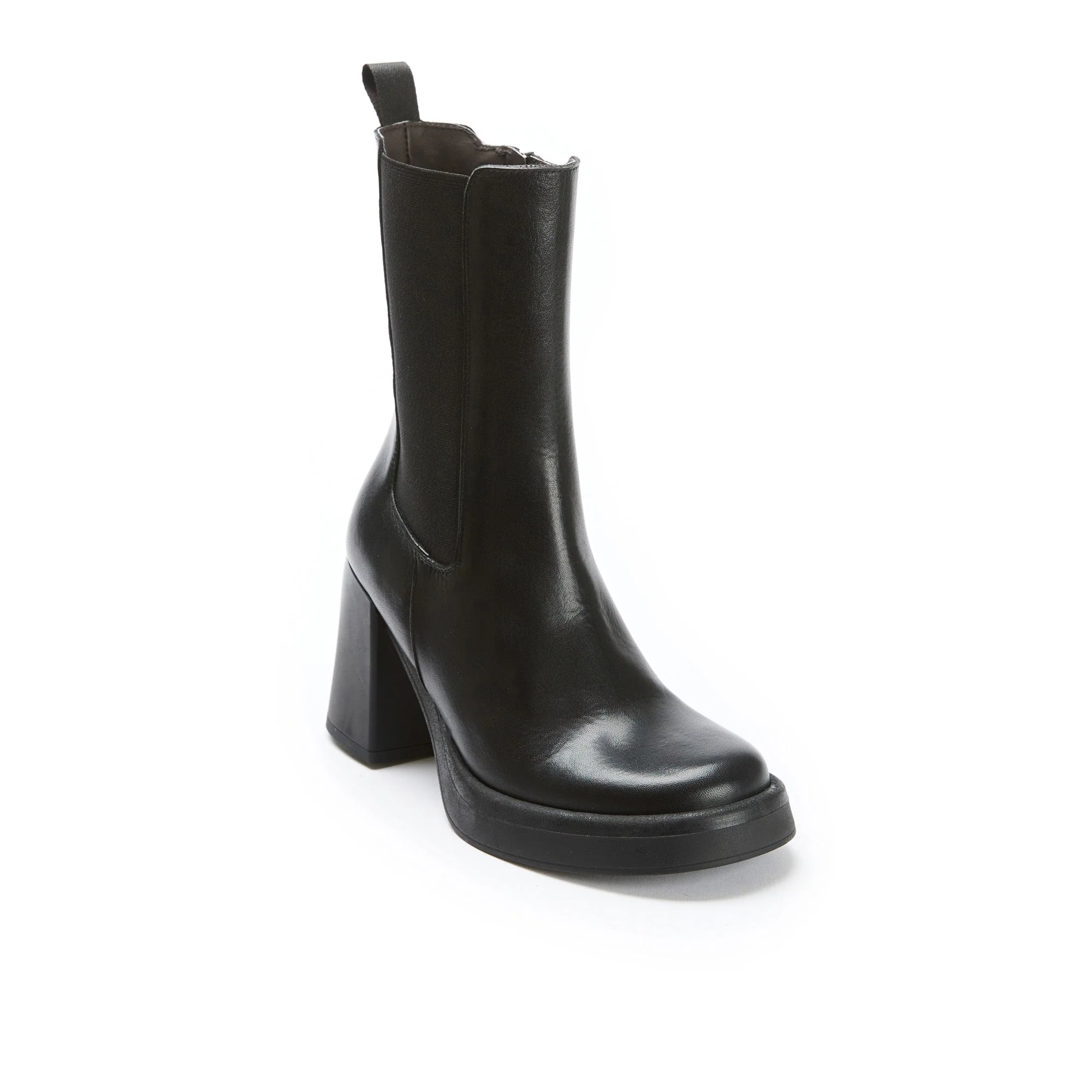 Frank Daniel - Bottes Chelsea À Talons - Noir - Femme - Image 3