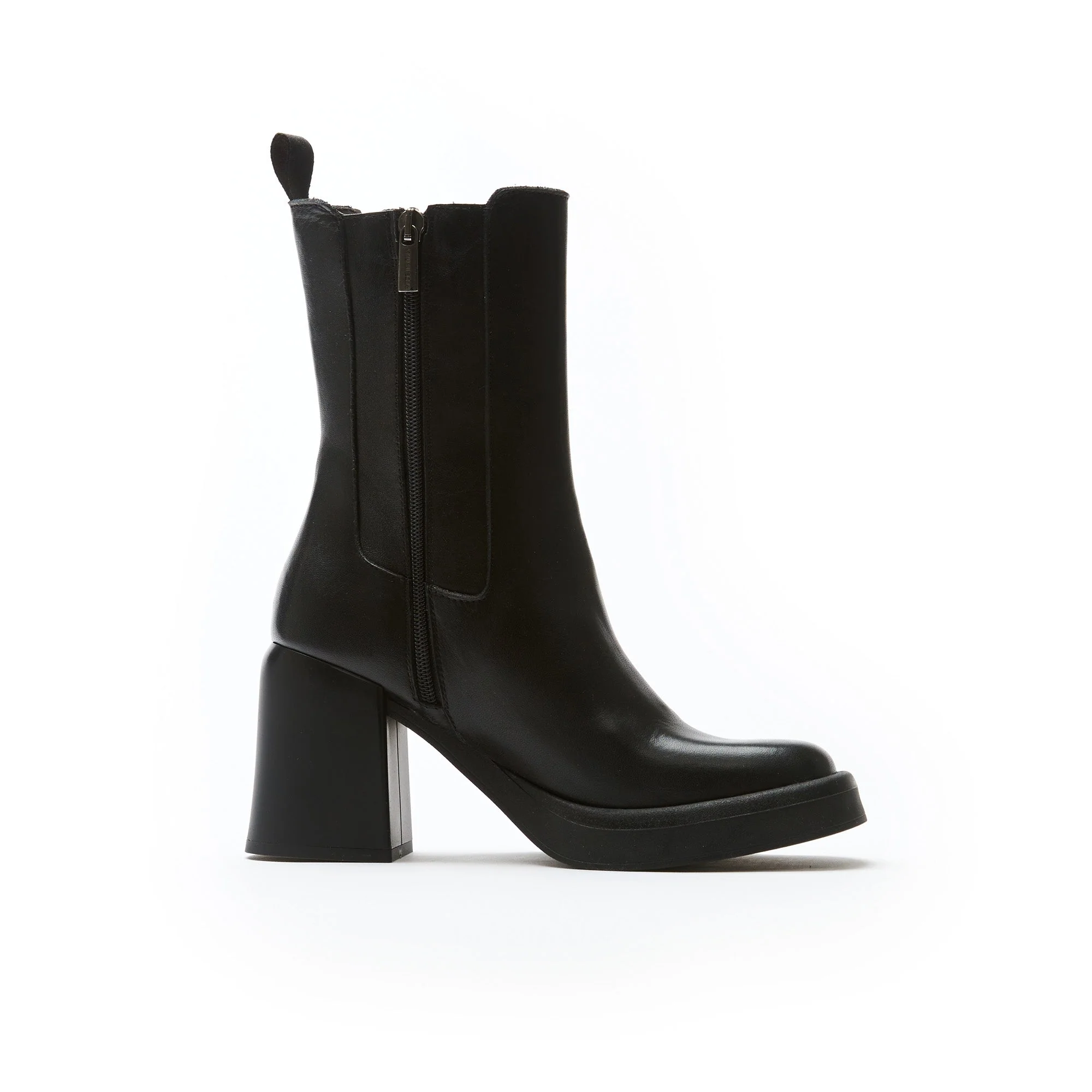 Frank Daniel - Bottes Chelsea À Talons - Noir - Femme - Image 7