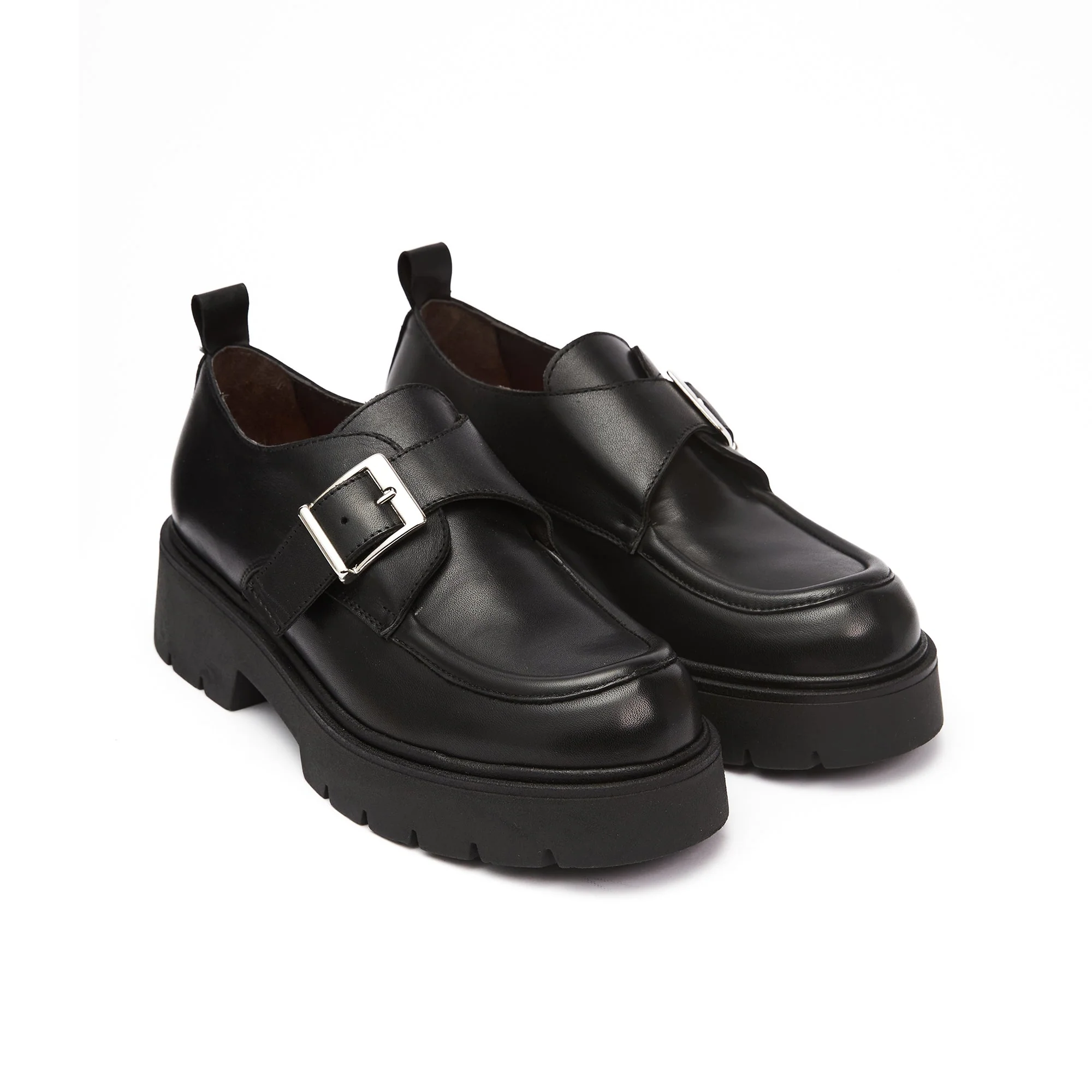 Frank Daniel - Mocassin À Boucle - Noir - Femme - Image 6