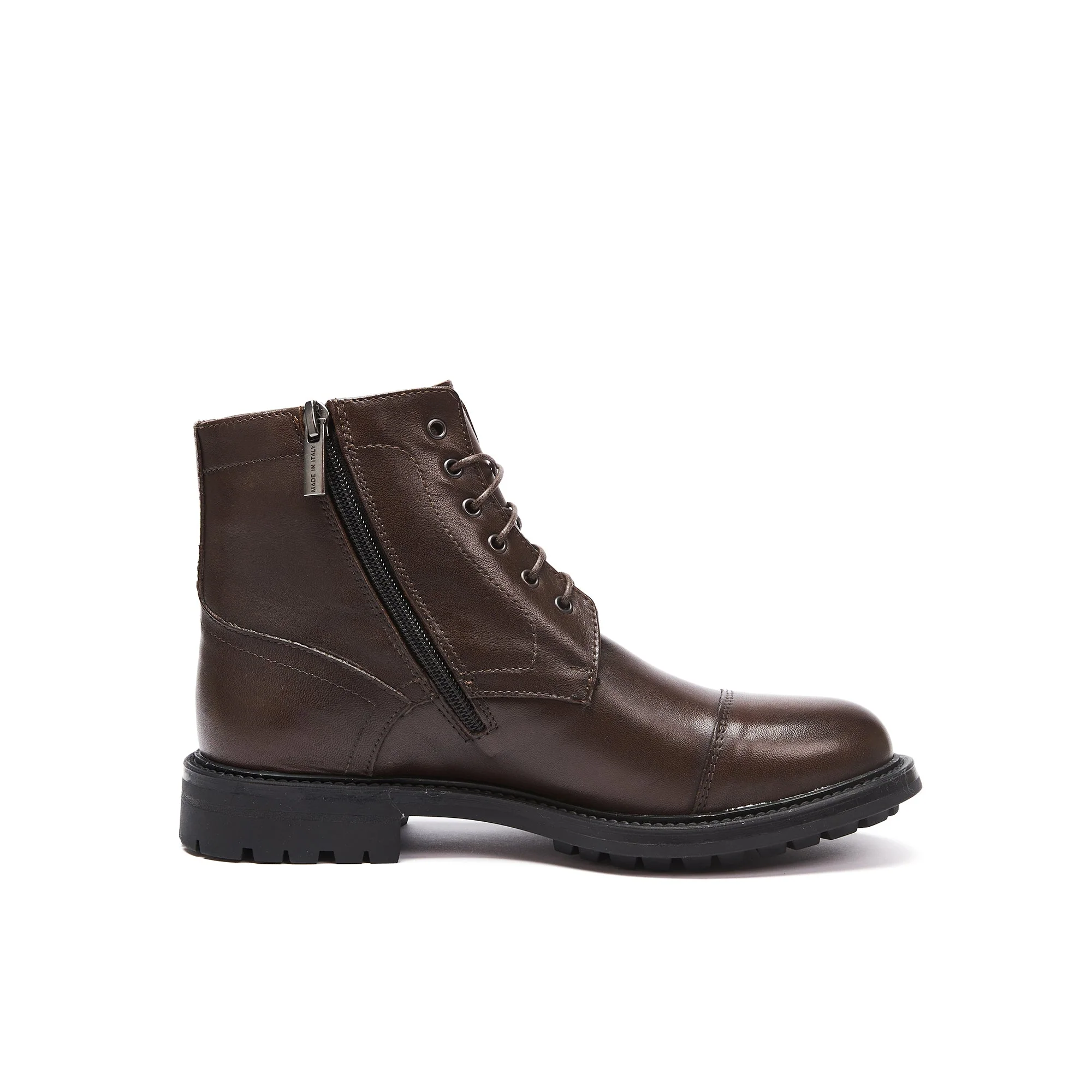 Frank Daniel - Botte À Lacets Et Bout Renforcé - Marron Foncé - Femme - Image 7