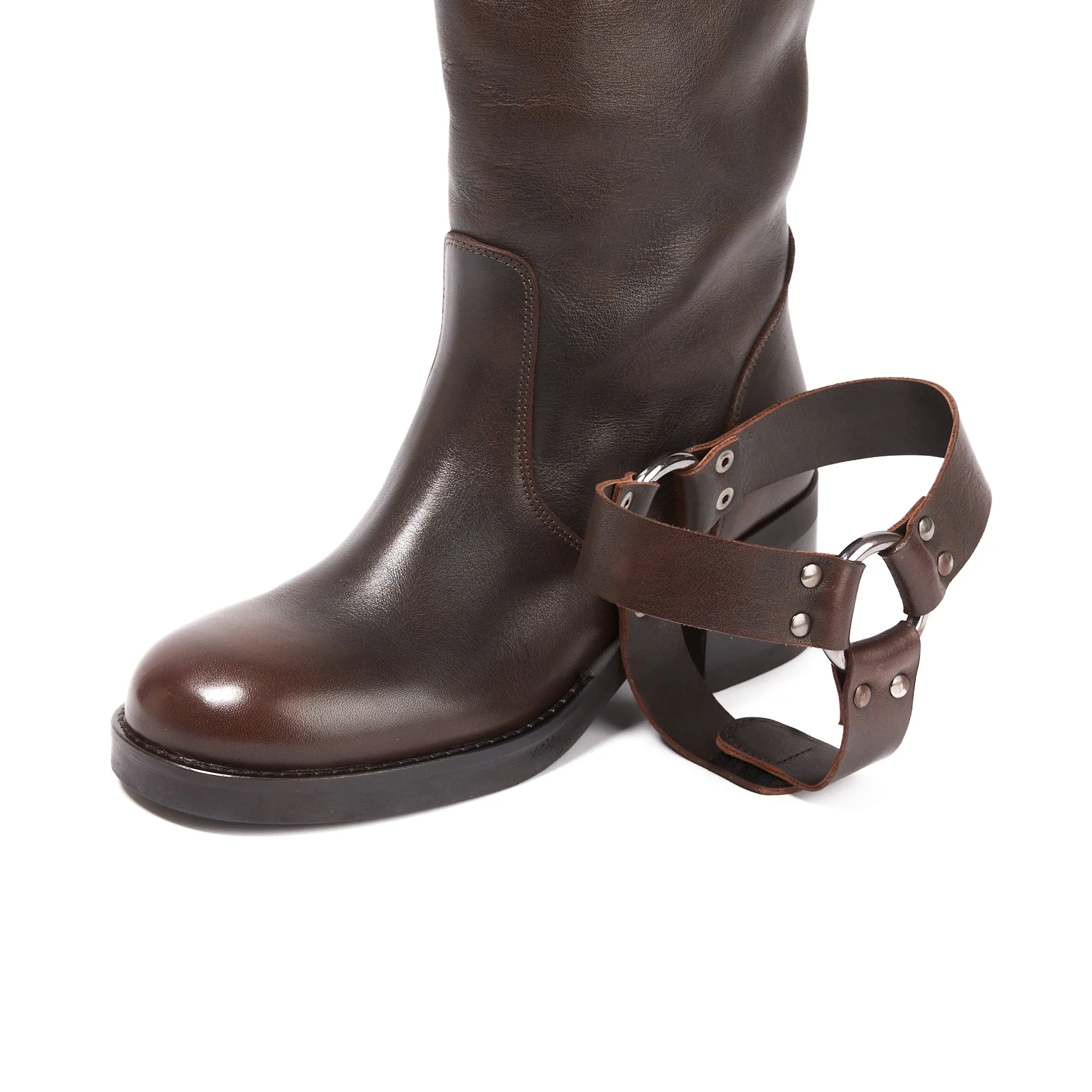 Frank Daniel - Bottes De Motarde - Marron - Femme - Image 8