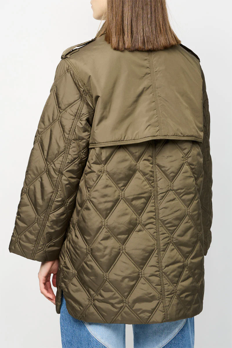 Veste Mi-Longue Matelassée Ripstop - Kalamata - Image 3