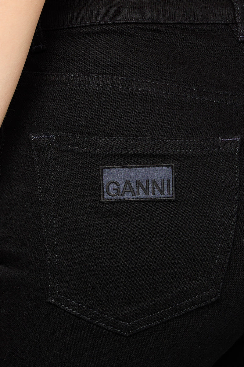 Jean Slim Short Cutye Extensible Et Confortable - Black - Image 2