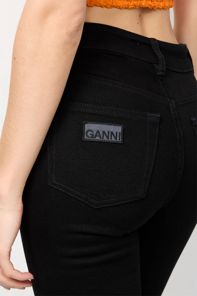 Jean Slim Short Cutye Extensible Et Confortable - Black - Image 5