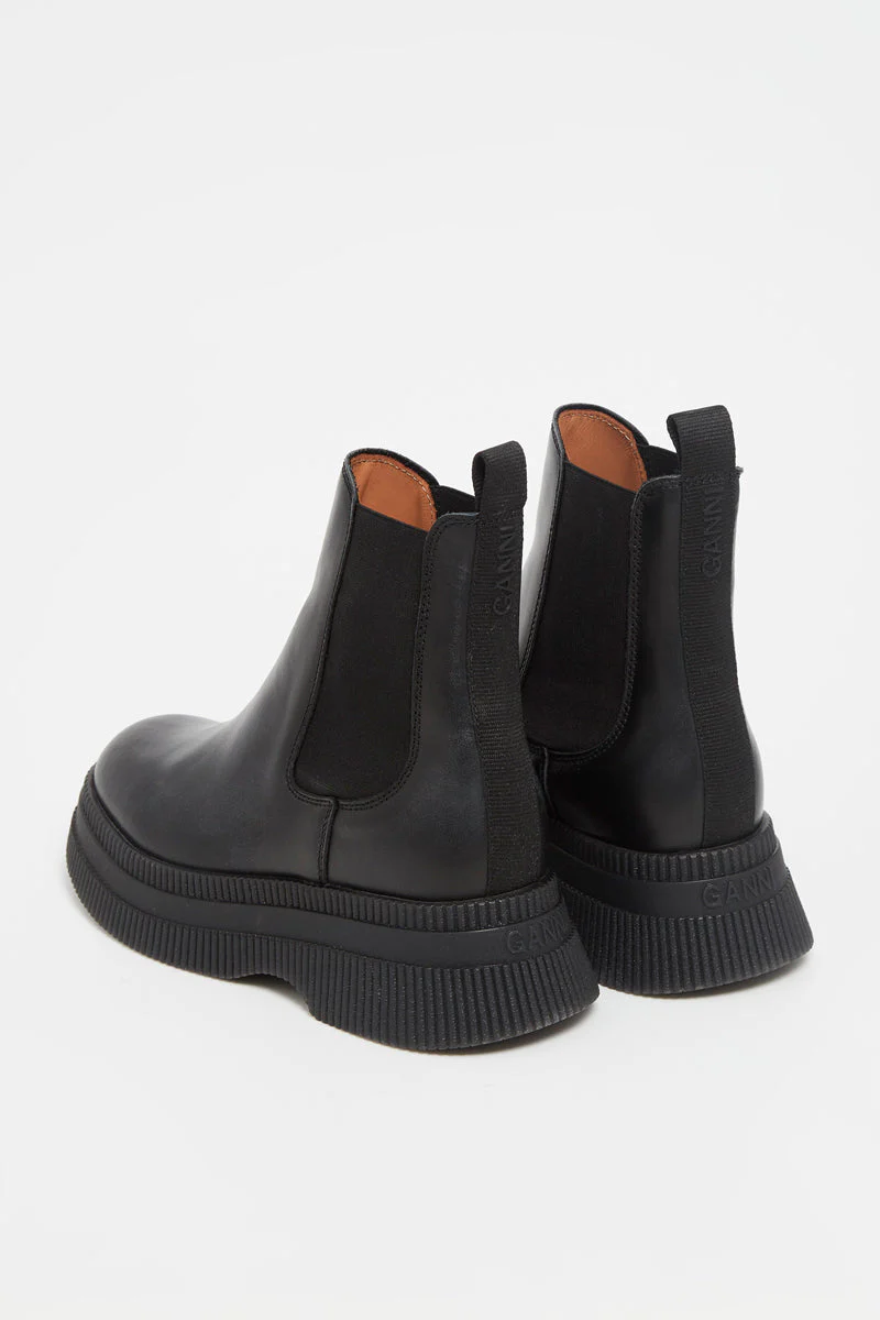 Ganni - Botte Chelsea Creepers - Black - Image 3