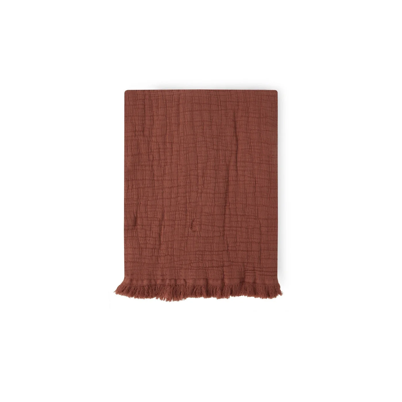 Couverture En Coton Moelleux M - Rouille - Image 2
