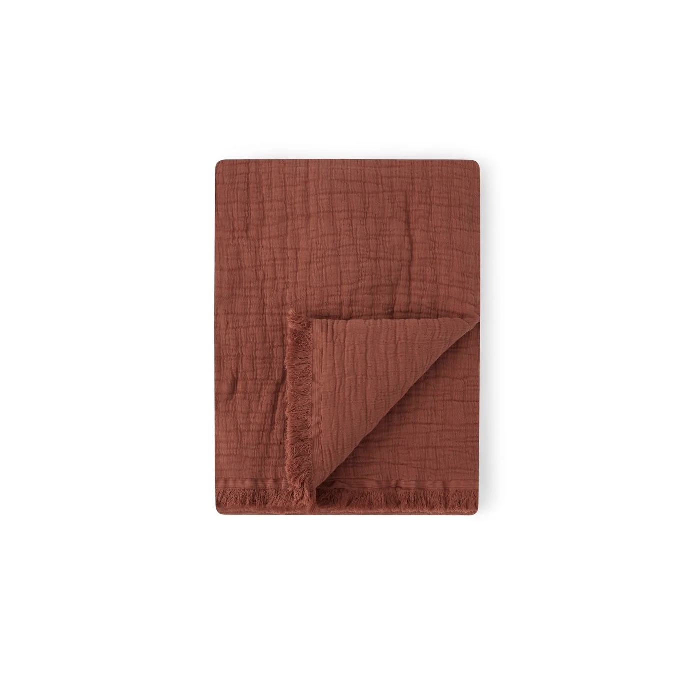 Couverture En Coton Moelleux M - Rouille - Image 3