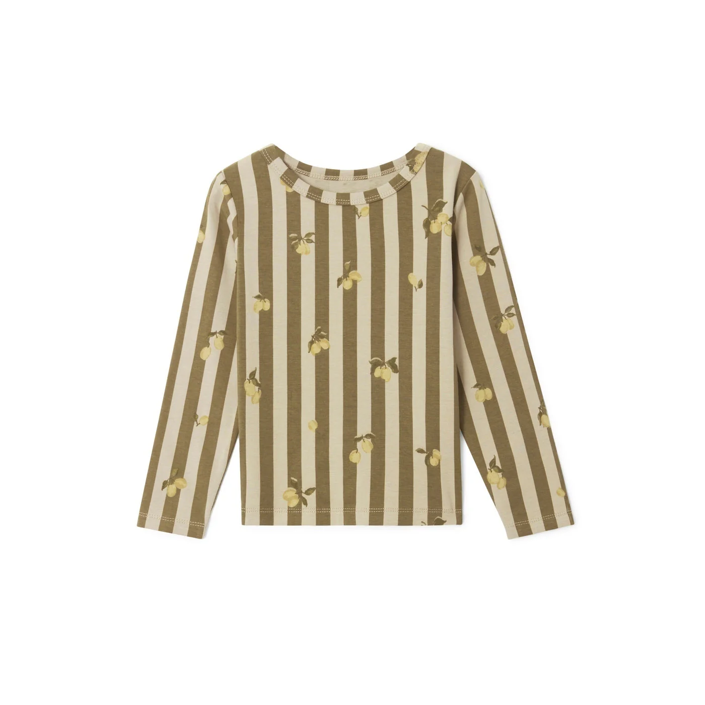 T-Shirt En Jersey Ls - Stripe Prune - Image 5