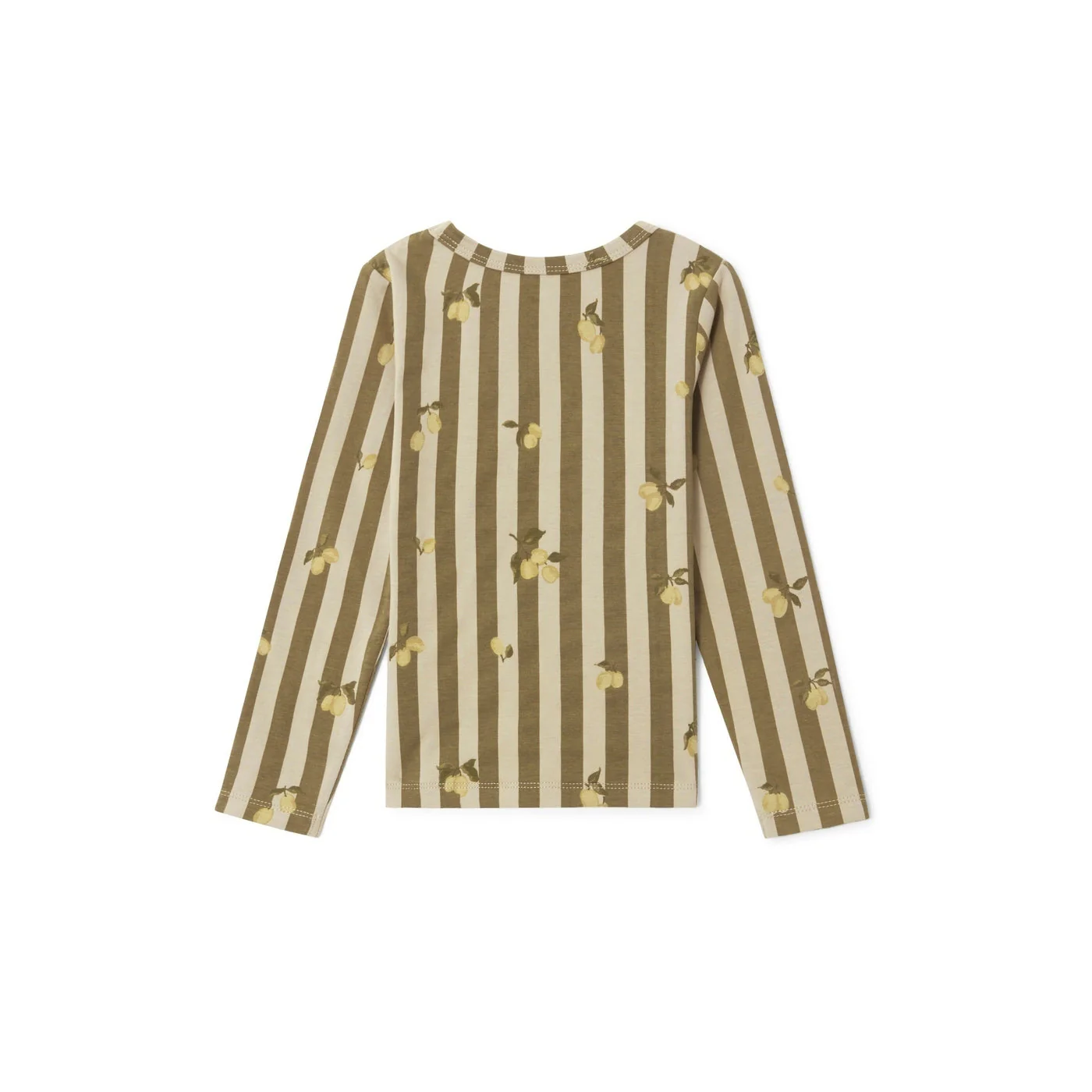T-Shirt En Jersey Ls - Stripe Prune - Image 6