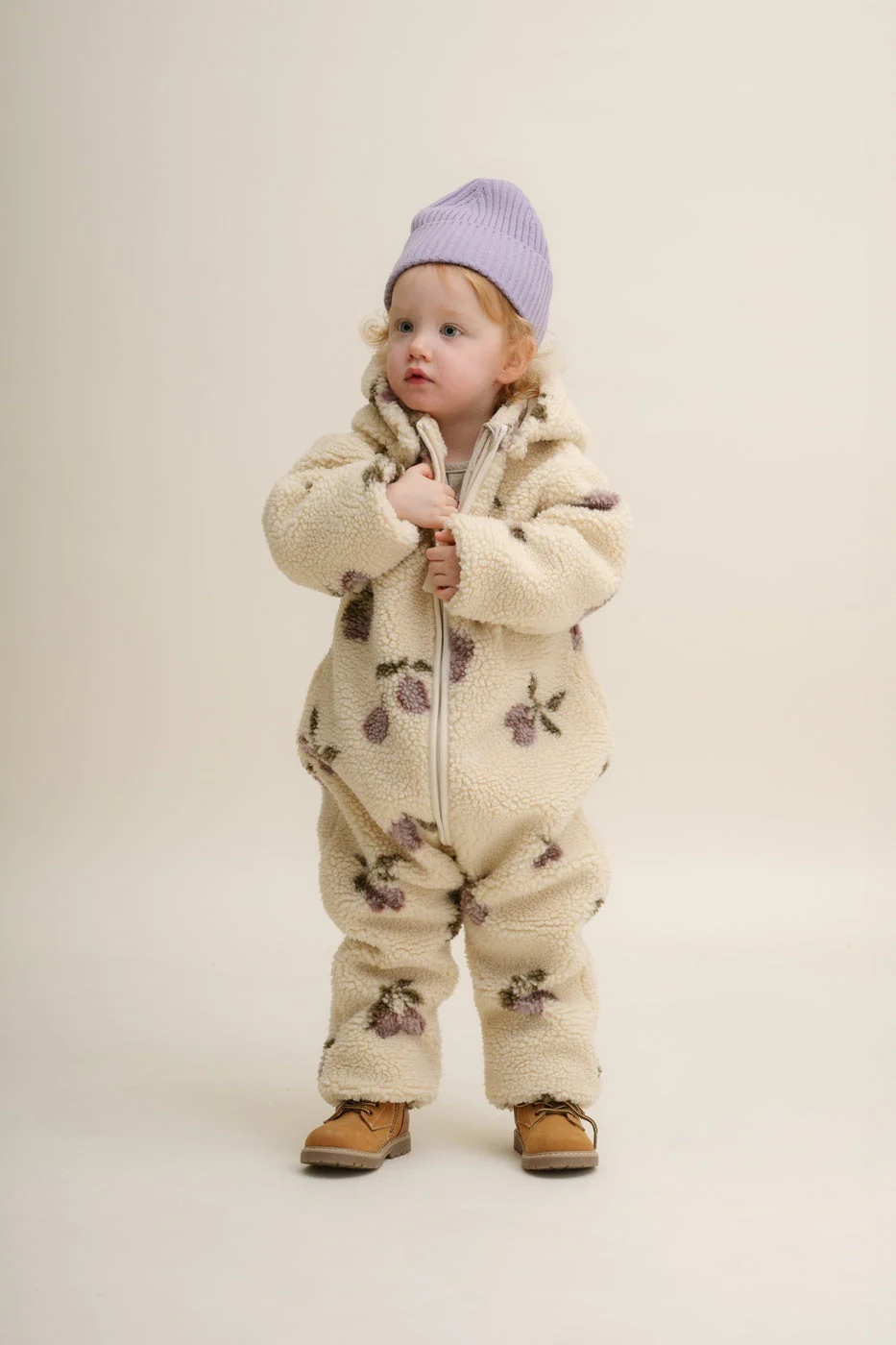 Bonnet Tricoté - Lilas - Image 3