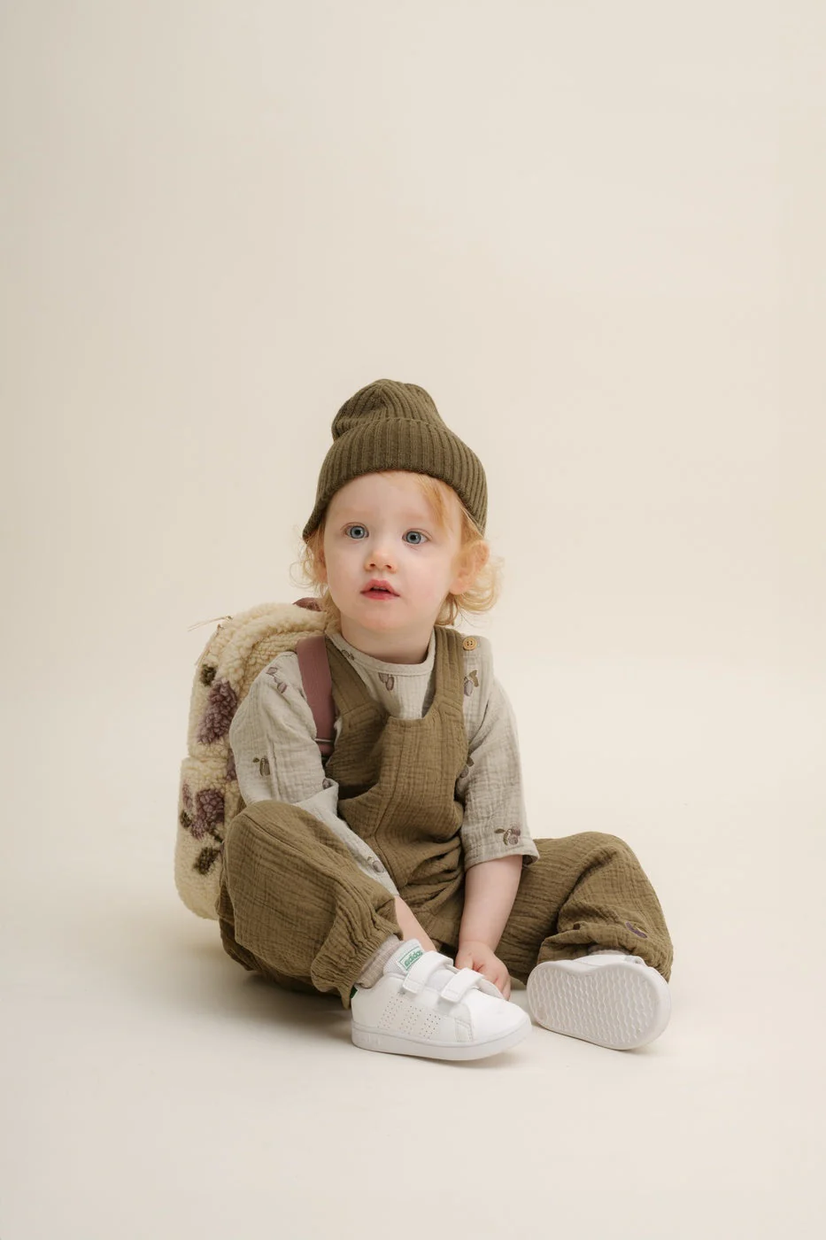 Bonnet Tricoté - Olive - Image 2