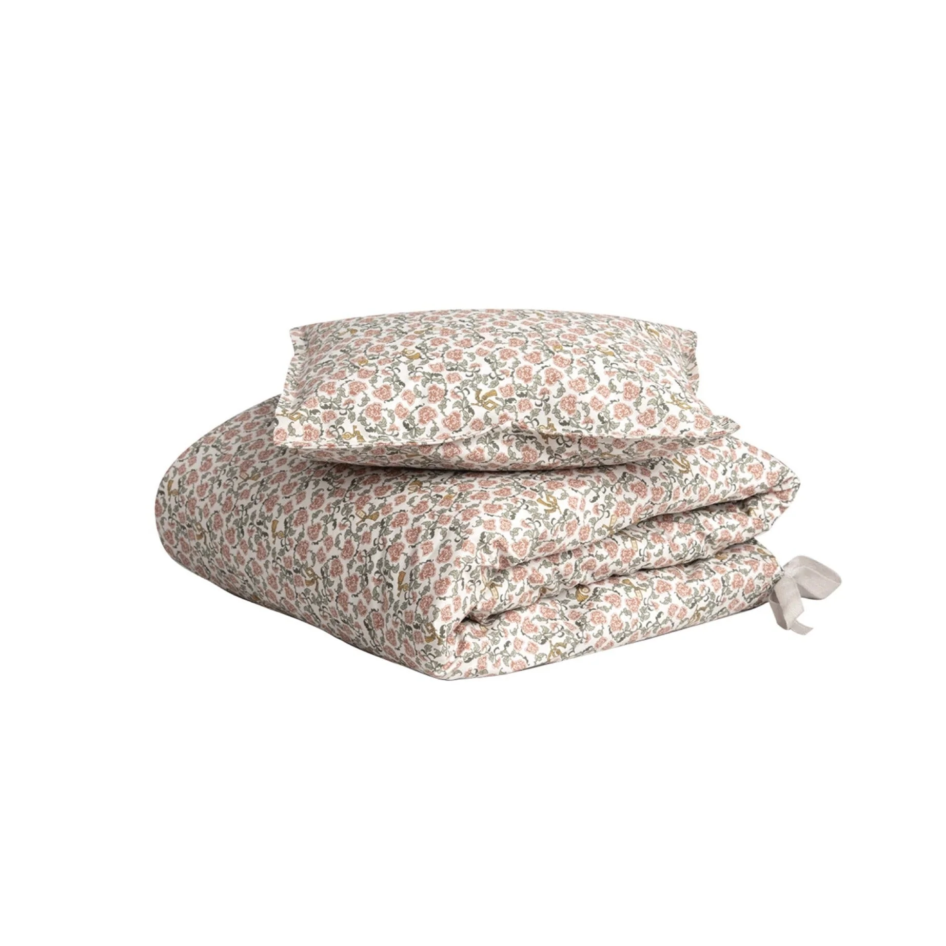 Parure De Lit En Percale - Junior - Vigne Florale - Image 2