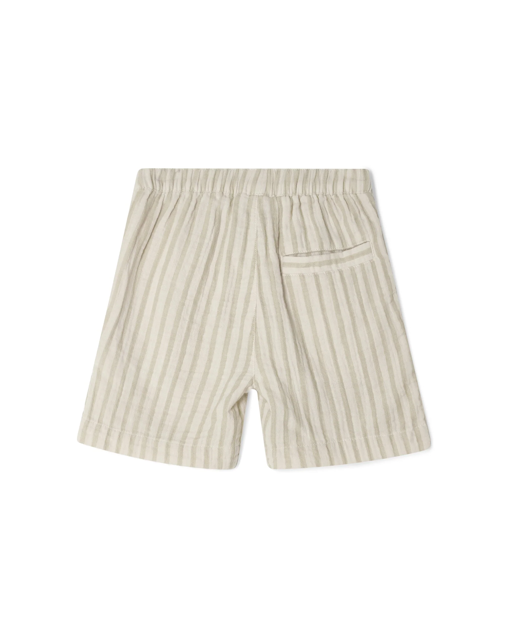 Short En Mousseline - Rayé Galet - Image 2