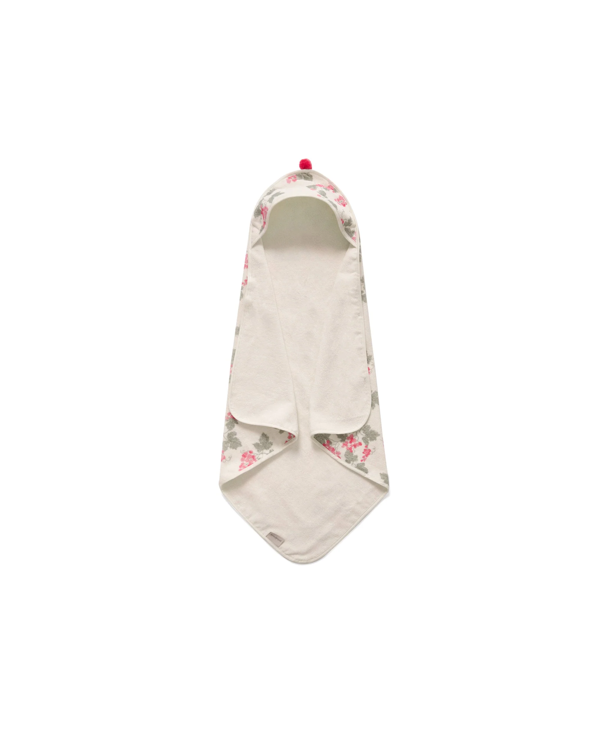Serviette À Capuche En Éponge - Rose Raisin - Image 2