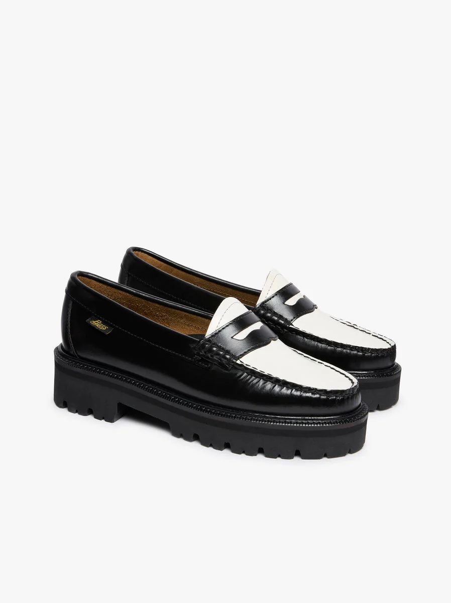 Weejun Superlug Penny - Black & White - Image 2